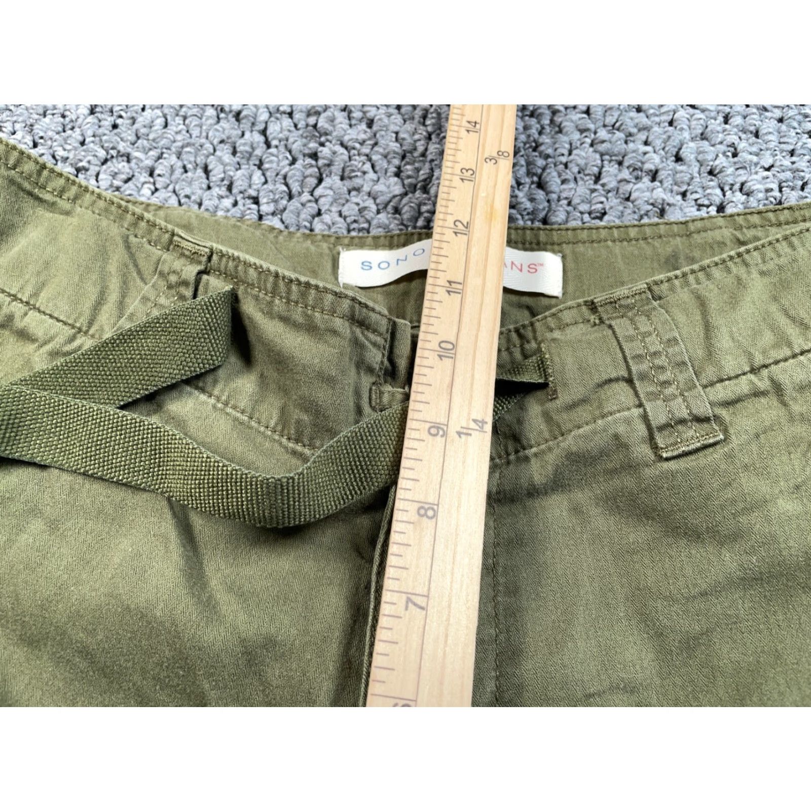 Vintage VINTAGE Sonoma Tactical Cargo Pants Mens 32 x 28 Green Straight Leg Workwear Outdoors Size US 30 / EU 46 - 6 Thumbnail