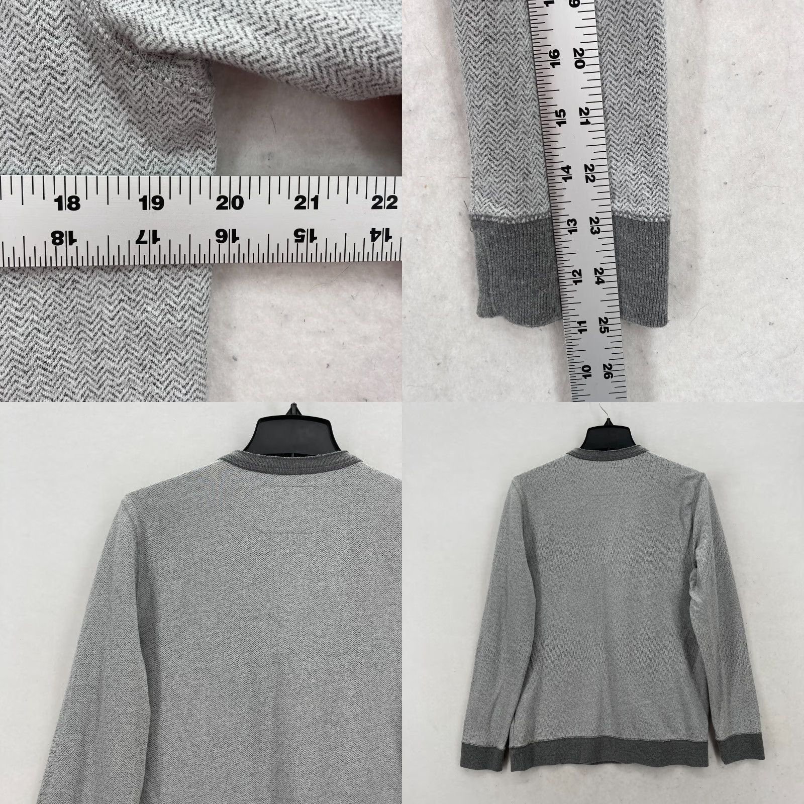 Abercrombie & Fitch Abercrombie & Fitch Muscle Henley Long Sleeve T Shirt Mens M Gray Preppy Size US M / EU 48-50 / 2 - 8 Thumbnail