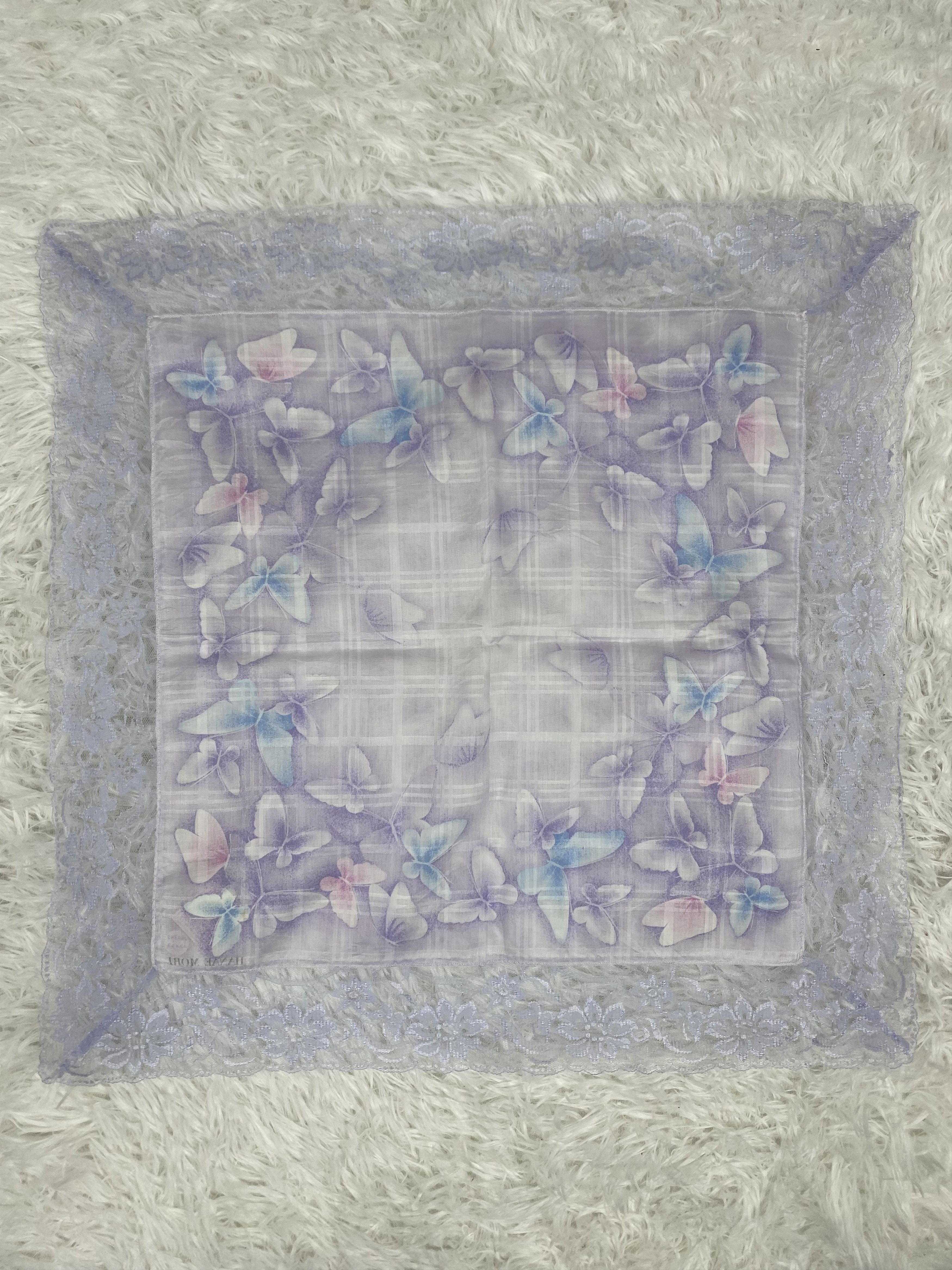 Hanae Mori Vintage Hanae Mori Handkerchief Neckerchief PH0348 Size ONE SIZE - 4 Thumbnail