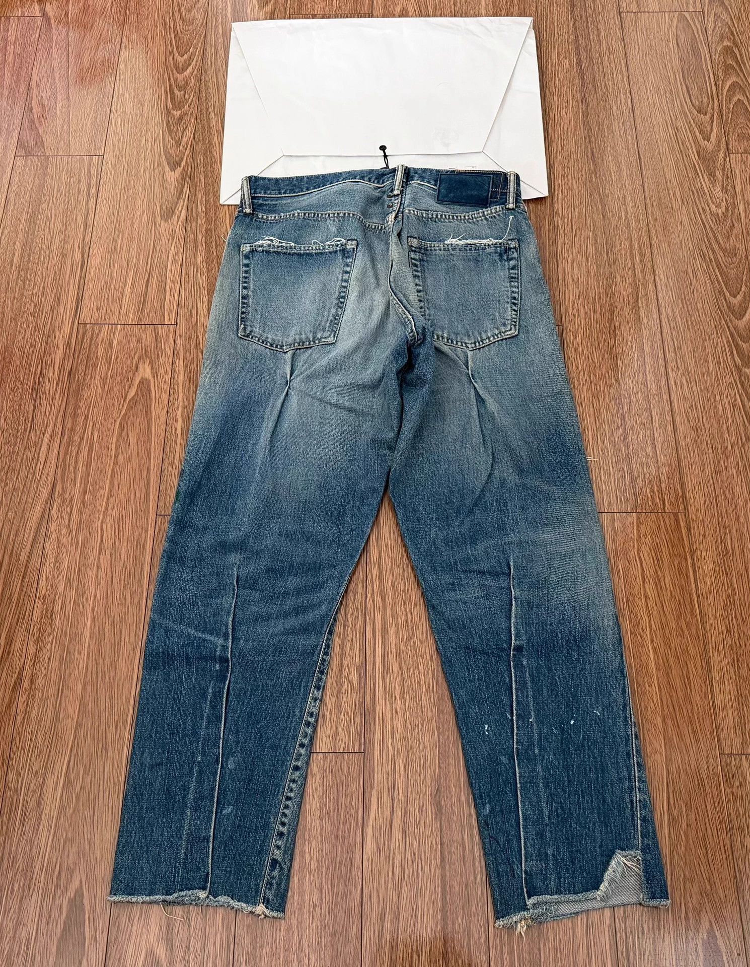 Visvim VISVIM 19AW SPOT JOURN TACKED CRASH Jeans 3 no pockets Size US 34 / EU 50 - 2 Thumbnail