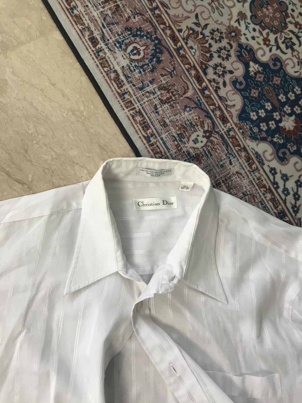 Christian Dior Monsieur × Vintage Christian Dior Stripes Long sleeve Button Up Size US L / EU 52-54 / 3 - 1 Thumbnail