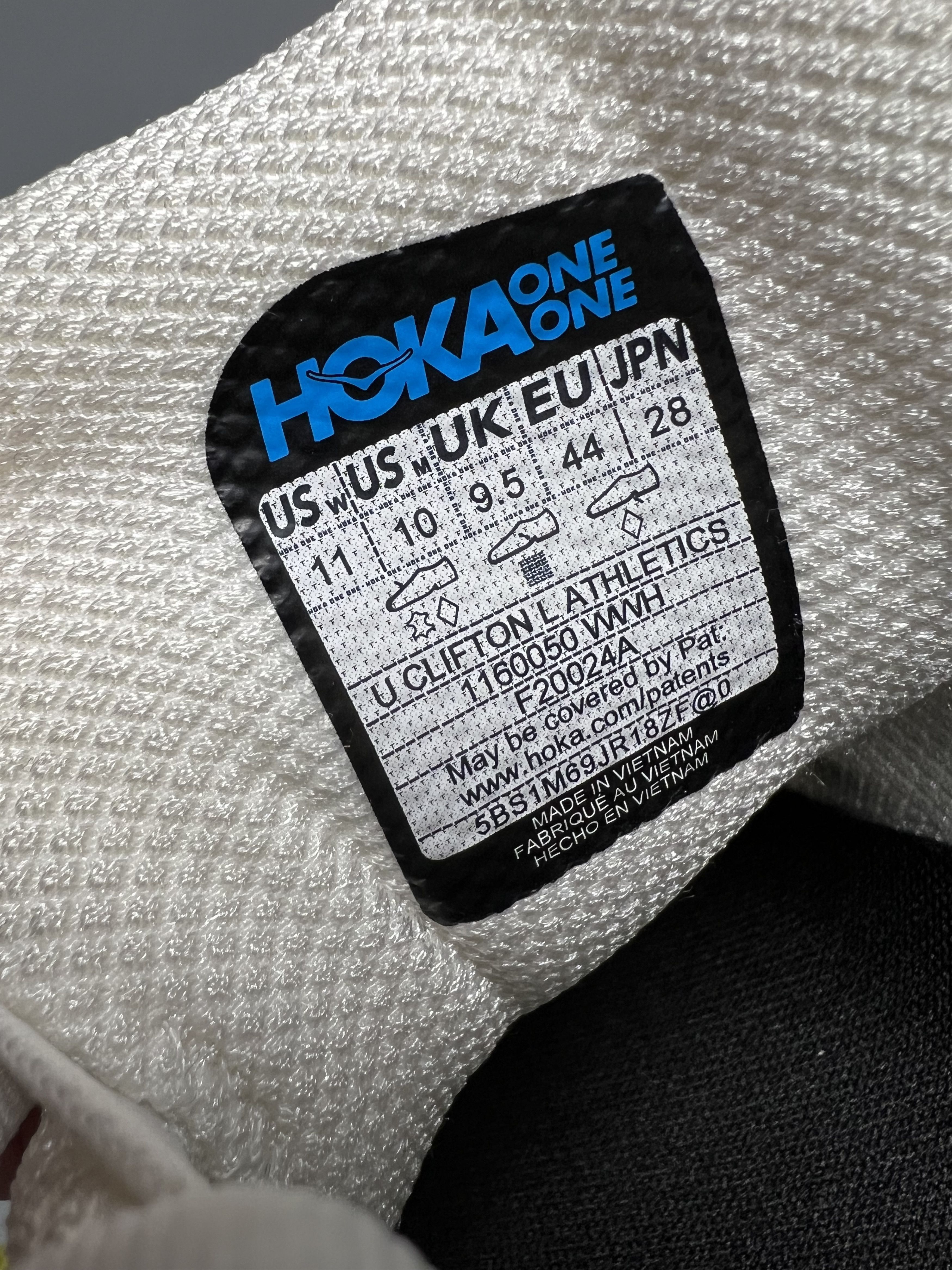 Hoka Hoka One One Clifton L Athletics Running Shoes 1160050-WWH Size US 10 / EU 43 - 18 Thumbnail