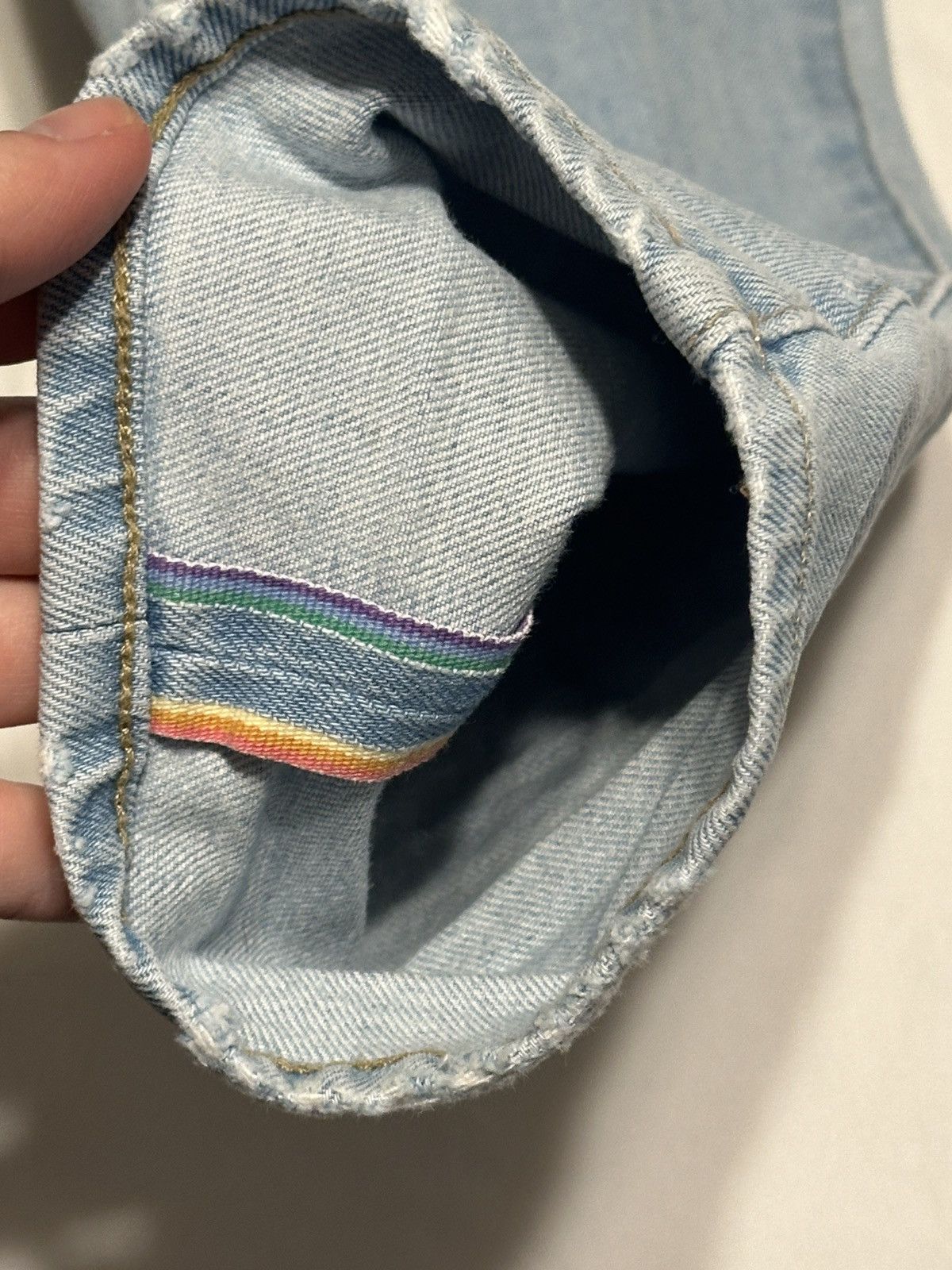 Madewell Madewell pride selvage denim 32/34 light wash Size US 32 / EU 48 - 2 Thumbnail