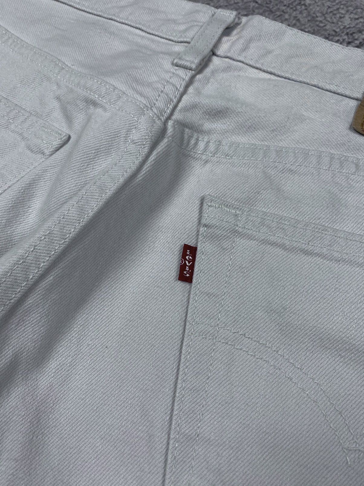 Levi's × Vintage Levis 501 Vintage White Jeans Size US 32 / EU 48 - 7 Thumbnail