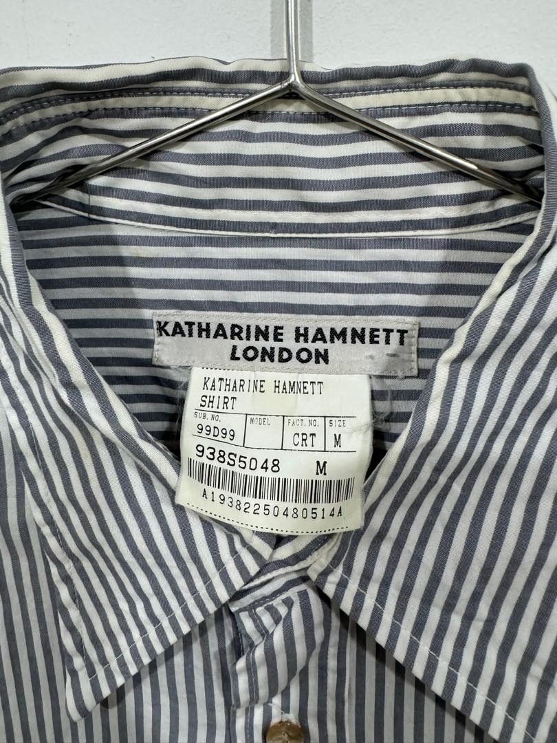 Katharine Hamnett London Katharine Hamnett London Stripes Shirt Size US L / EU 52-54 / 3 - 3 Thumbnail