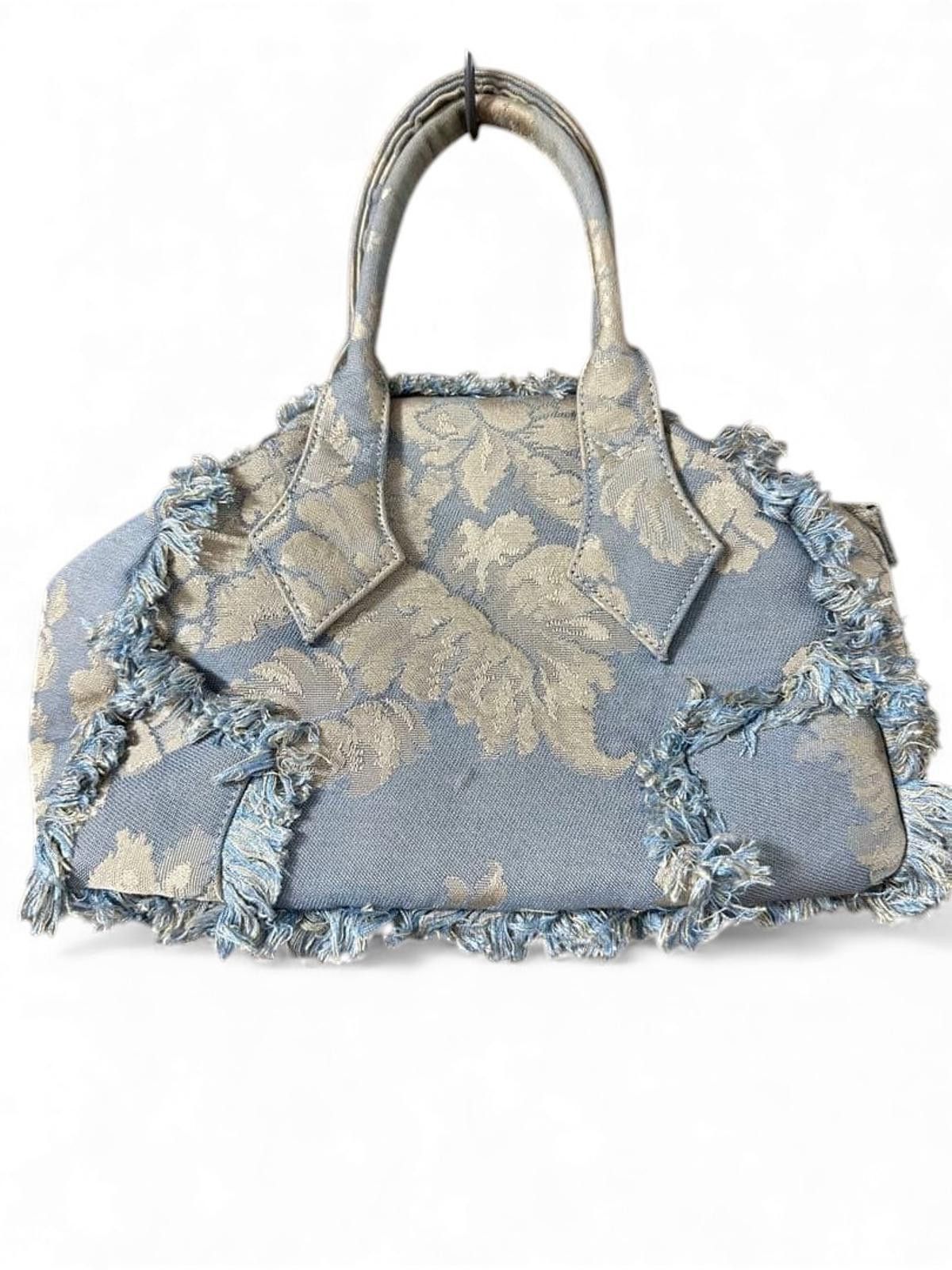 Vivienne Westwood Vivienne Westwood - Fringe Denim Shoulder Bag Blue Size ONE SIZE - 3 Thumbnail