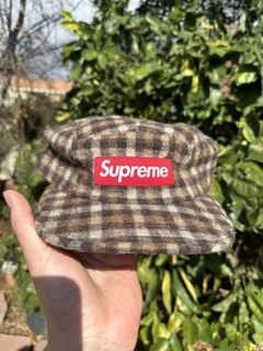 Supreme Plaid Camp Hat | Grailed