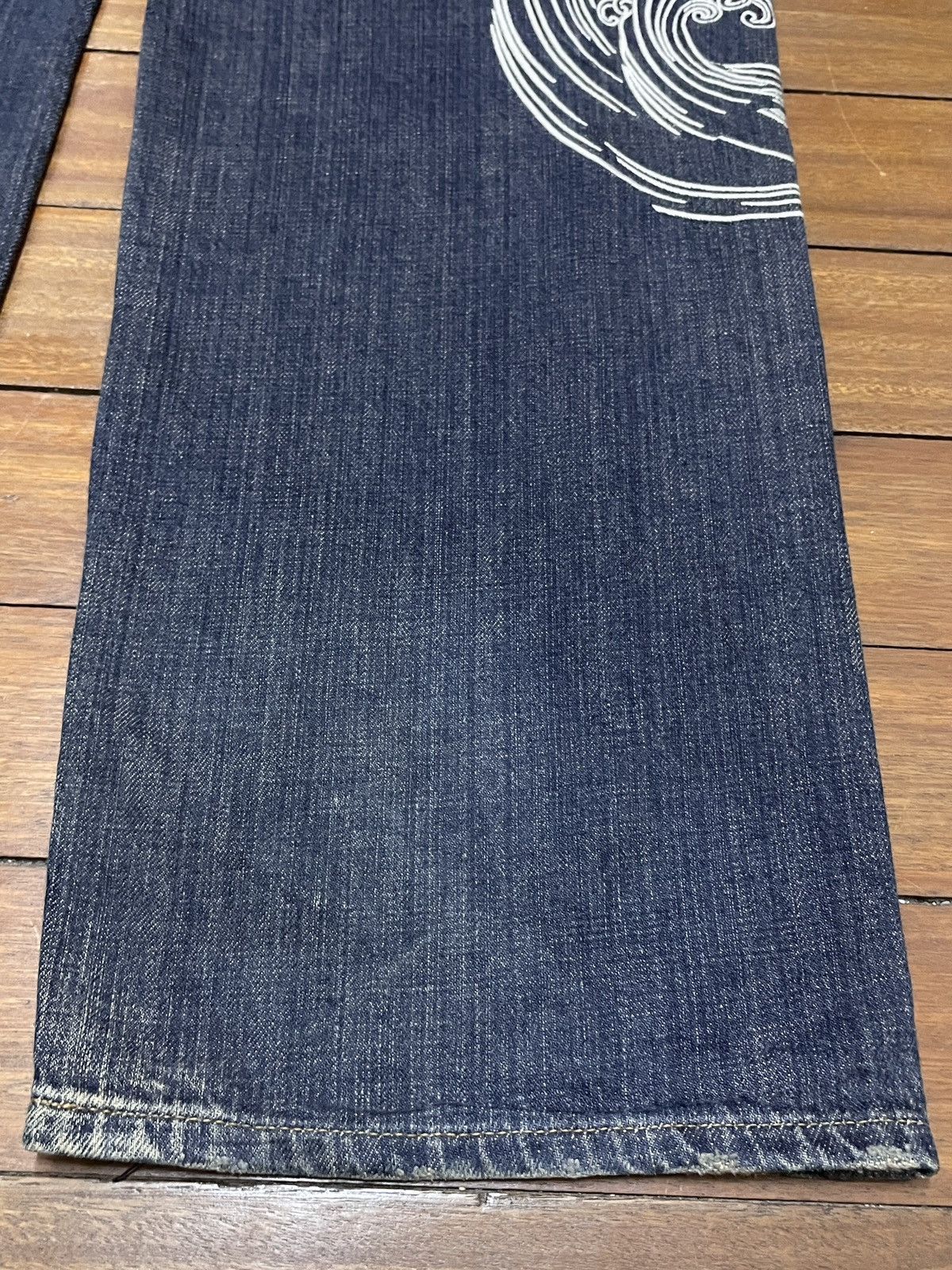 Japanese Brand Very Rare Vintage Karakuri Sukajan Multi Pocket Jeans 1990s Size US 36 / EU 52 - 8 Thumbnail