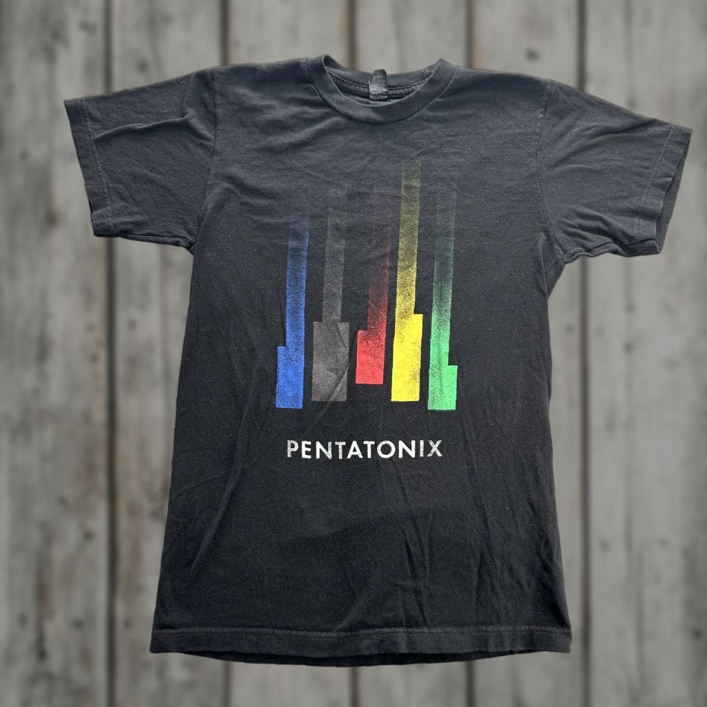 Tultex Pentatonix Shirt Mens Small Black 2018 Tour Concert Graphic A Cappella Music Tee Size US S / EU 44-46 / 1 - 1 Thumbnail