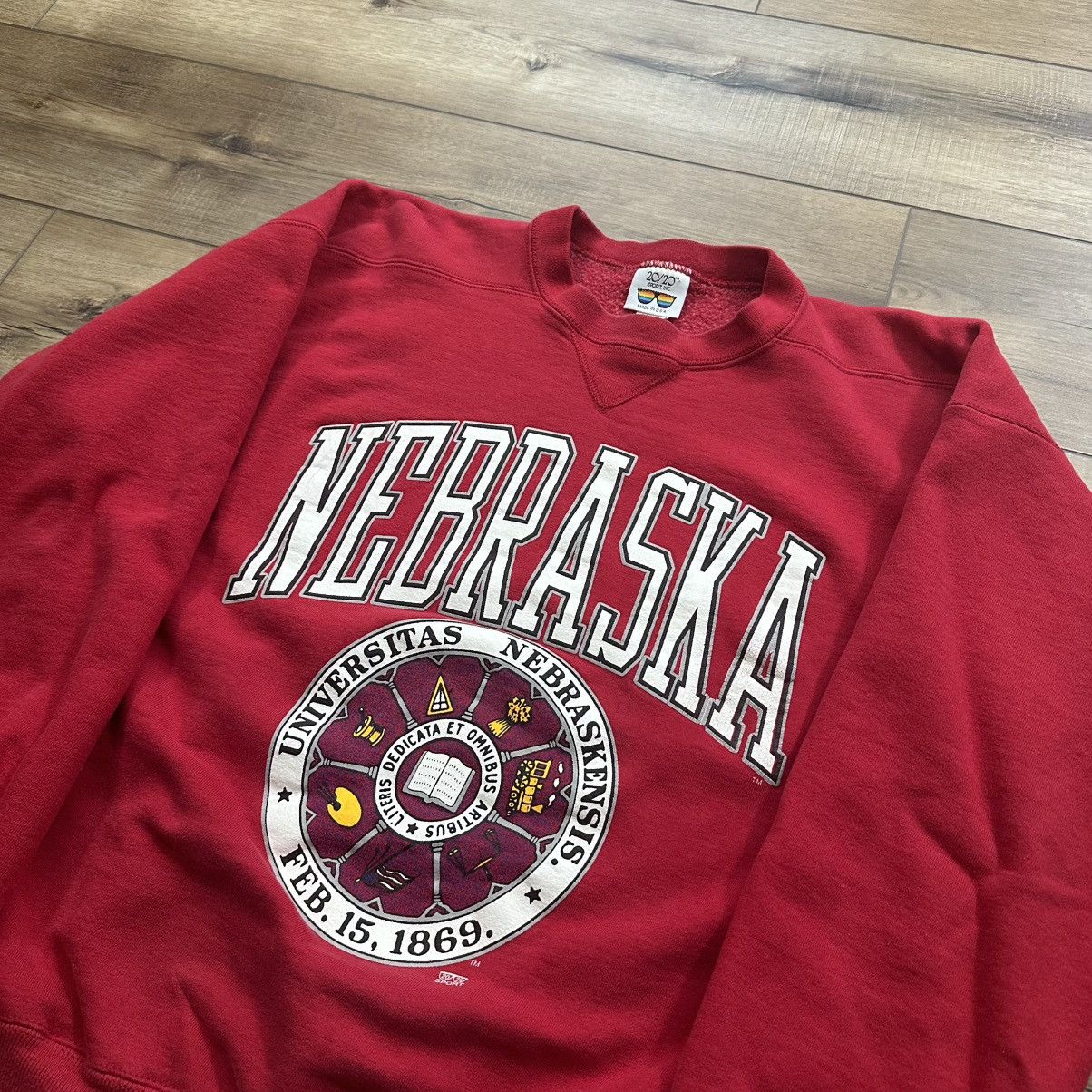 Other Vintage 90s Nebraska Huskers Made in USA Crewneck Pullover Size US XL / EU 56 / 4 - 4 Thumbnail