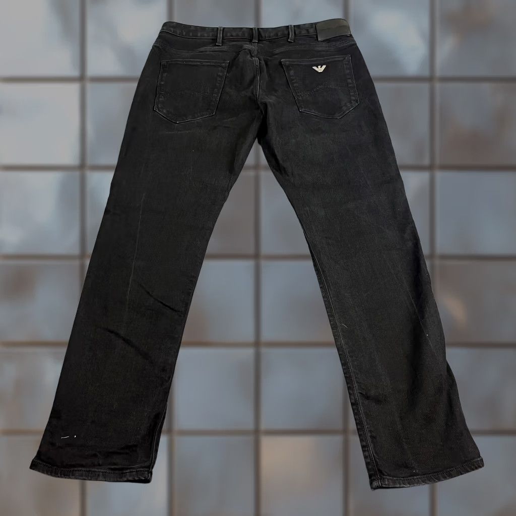 Emporio Armani Emporio Armani Jeans Slim Tapered 34 30 Dark Wash Black Stretch J06 GA Mens Regular Denim 5-Pocket Size US 34 / EU 50 - 1 Thumbnail