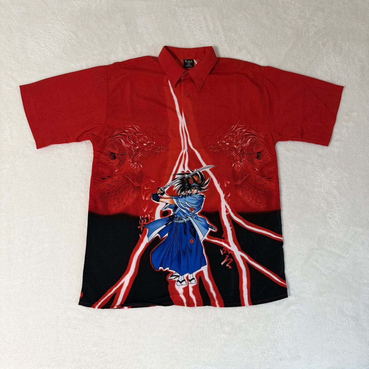 Other y2k Vintage Knu Anime All Over Print Button Up Shirt Size US M / EU 48-50 / 2 - 1 Thumbnail