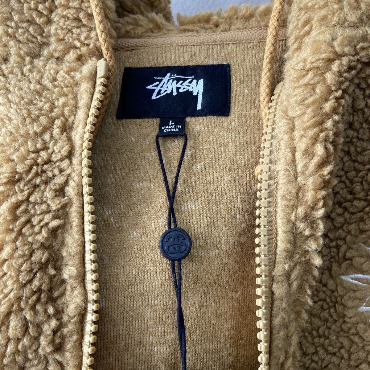 Stussy Stussy Sherpa Zip Hoddie Brown Size US L / EU 52-54 / 3 - 2 Thumbnail