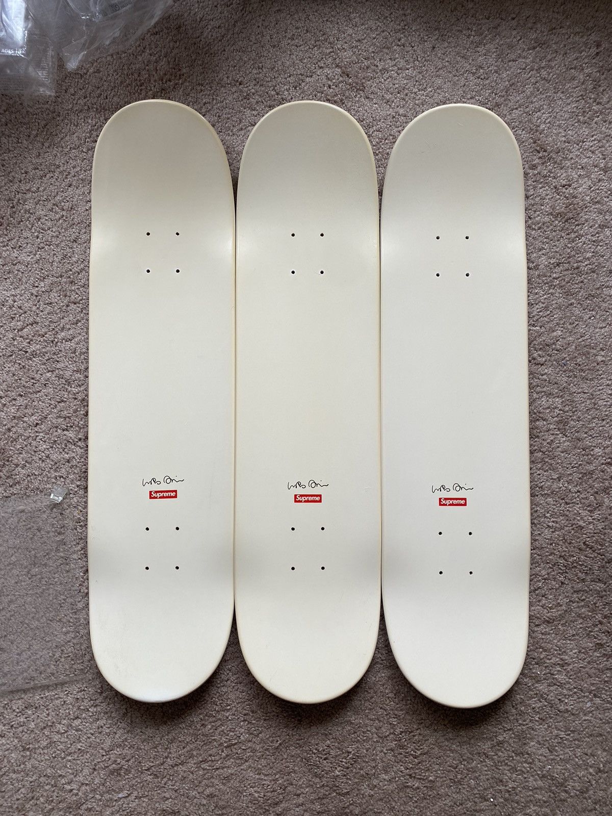Supreme Supreme Urs Fischer skate deck set toasted fried baked Size ONE SIZE - 13 Thumbnail