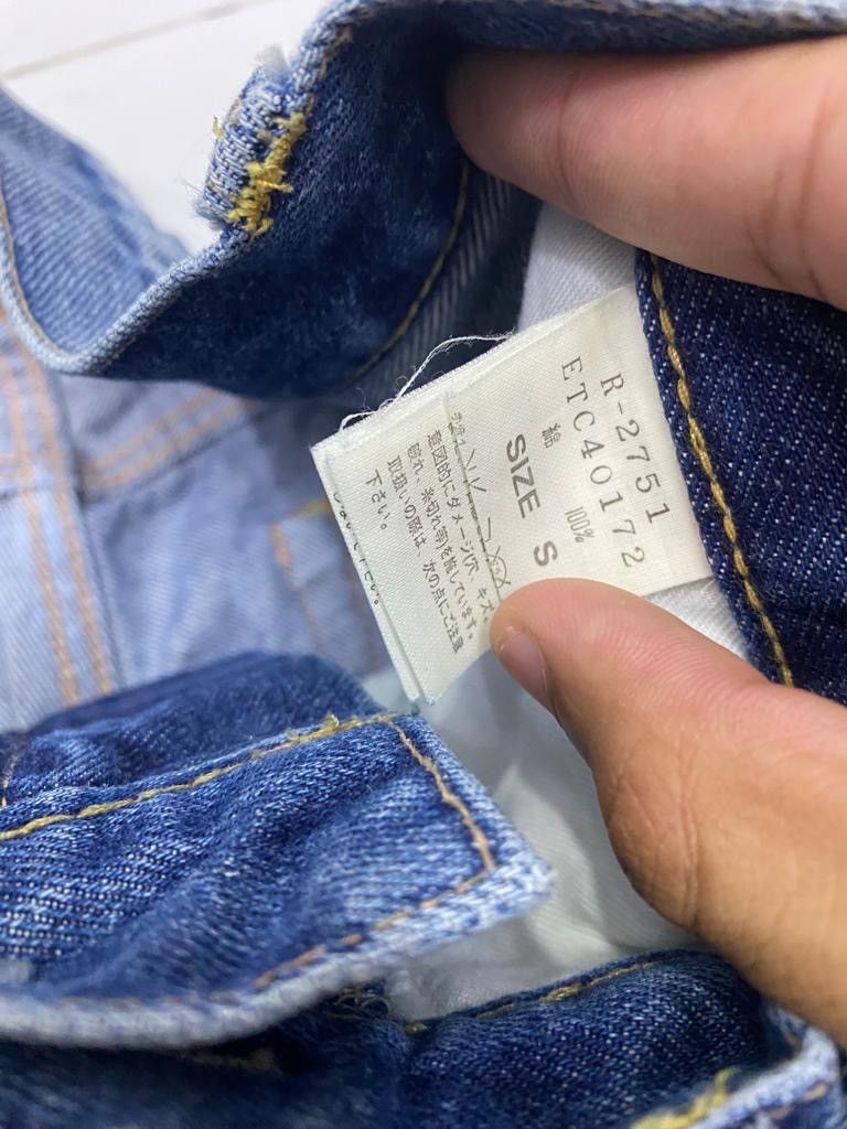 Hysteric Glamour × If Six Was Nine × Le Grande Bleu (L.G.B.) 🔥RNA SLANG DAMAGE DISTRESSED DENIM JEANS UNDERCOVER STYLE Size 30" / US 8 / IT 44 - 10 Thumbnail