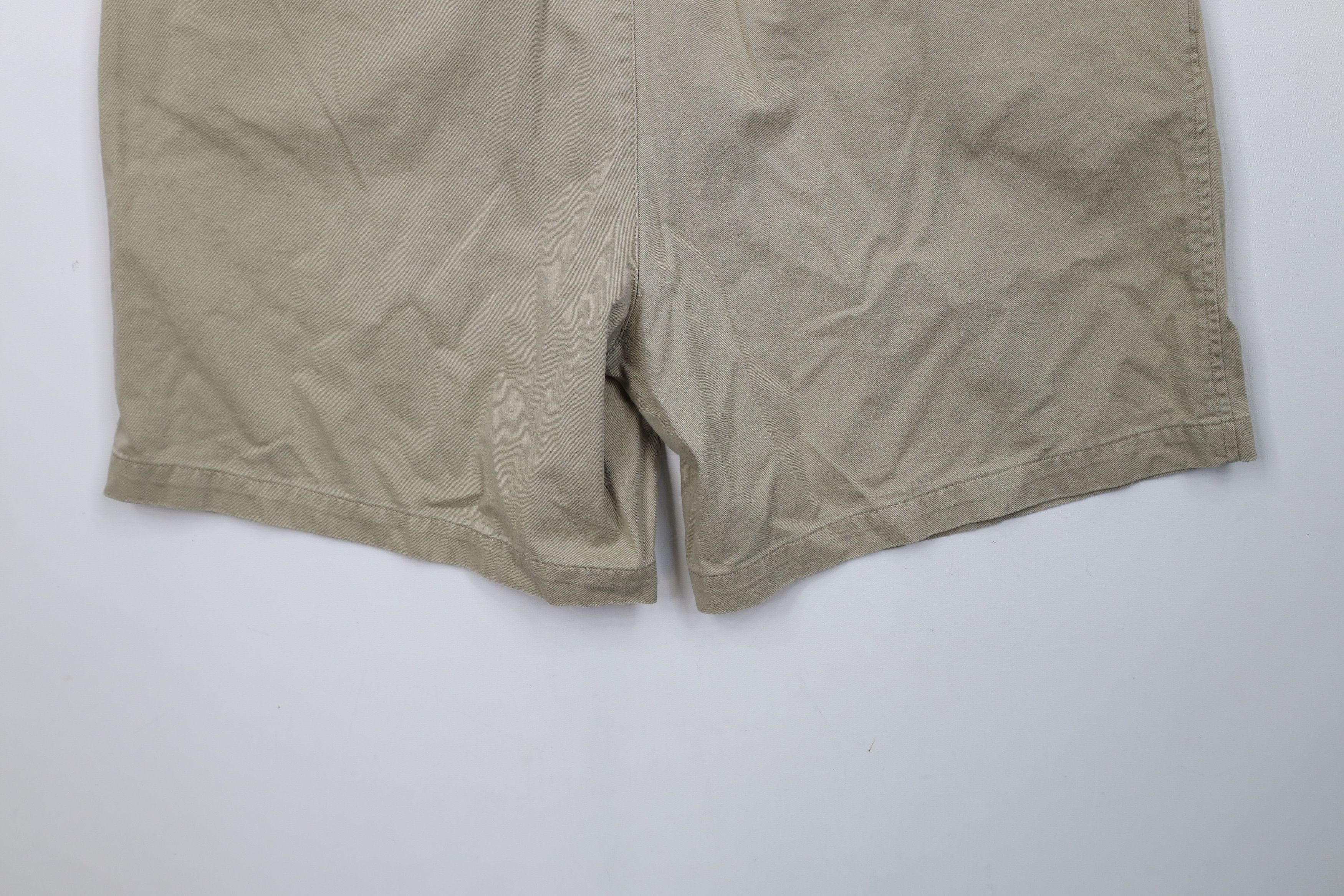 Tommy Hilfiger × Vintage Vintage 90s Tommy Hilfiger Above Knee Chino Shorts Beige Size US 36 / EU 52 - 10 Thumbnail