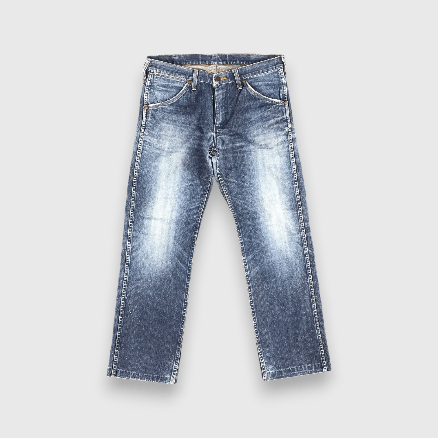 Vintage Vintage Blue Wash Wrangler Jeans-J1891 Size US 35 - 1 Thumbnail