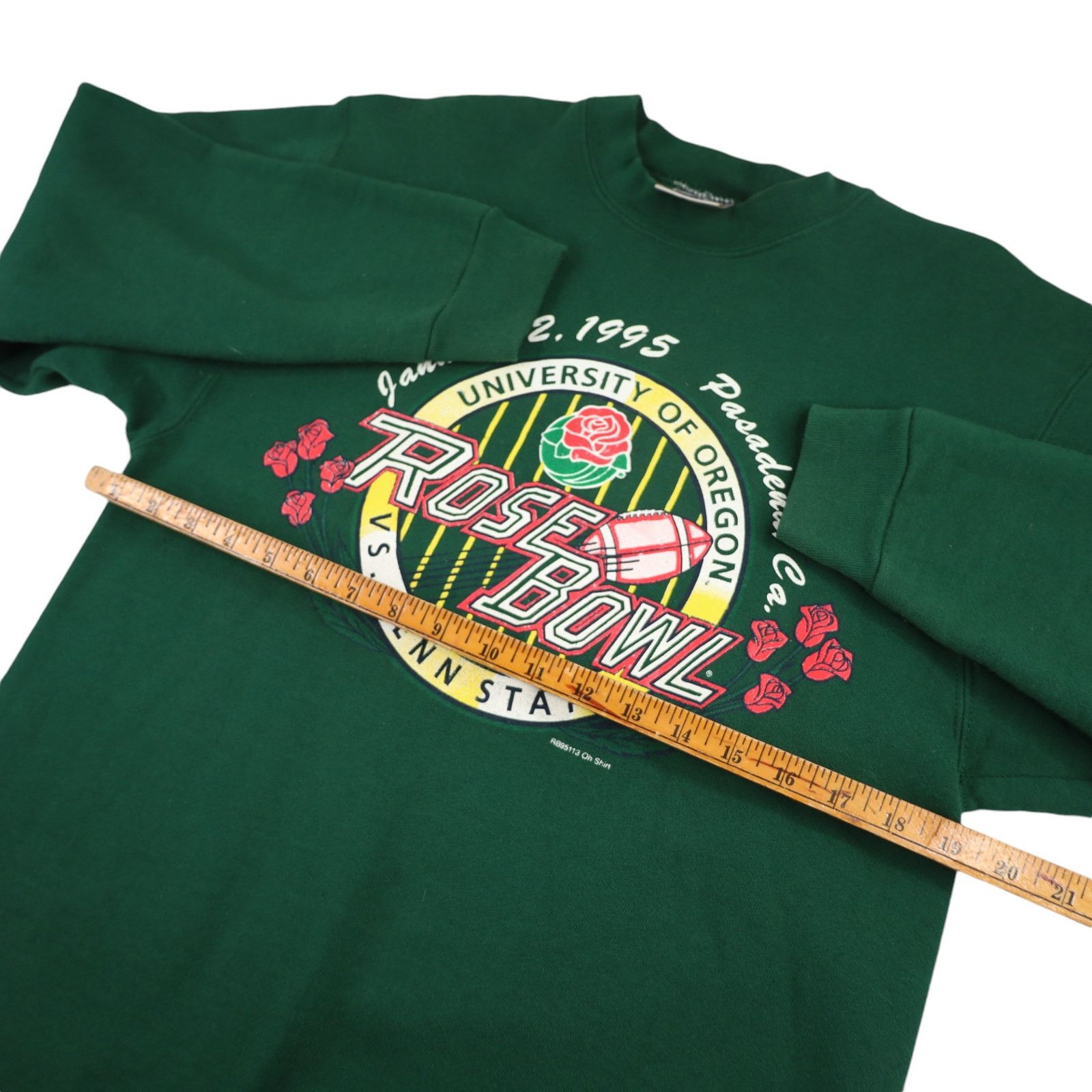 NCAA × Vintage VTG 1995 University of Oregon Ducks Rose Bowl Sweatshirt Size US M / EU 48-50 / 2 - 6 Thumbnail