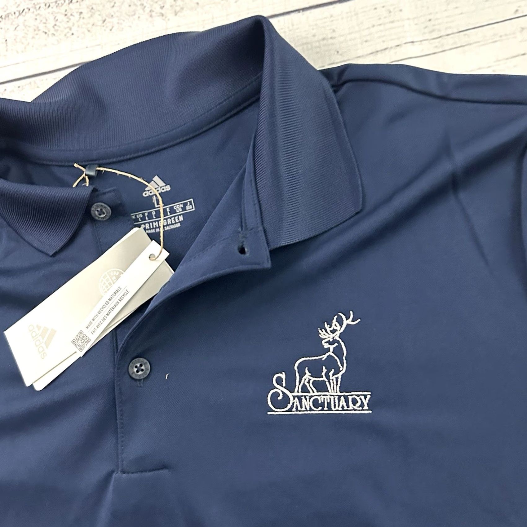 Adidas Adidas Blue Sanctuary Short Sleeve Golf Polo Shirt Men's L XS? Size US L / EU 52-54 / 3 - 2 Thumbnail