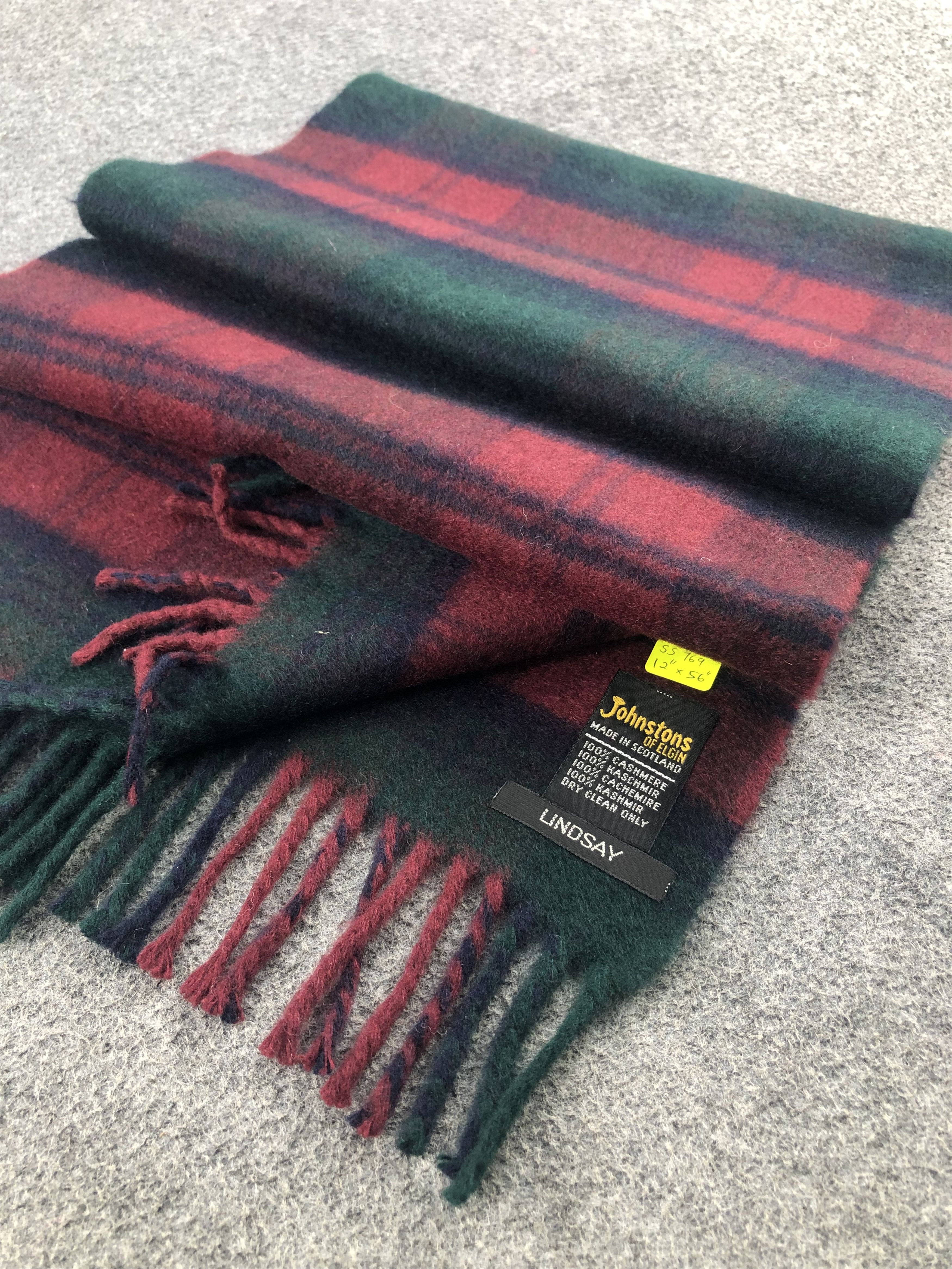 Johnstons Of Elgin Johnstons Of Elgin Cashmere Scarf / Muffler / Neckwear Size ONE SIZE - 3 Thumbnail