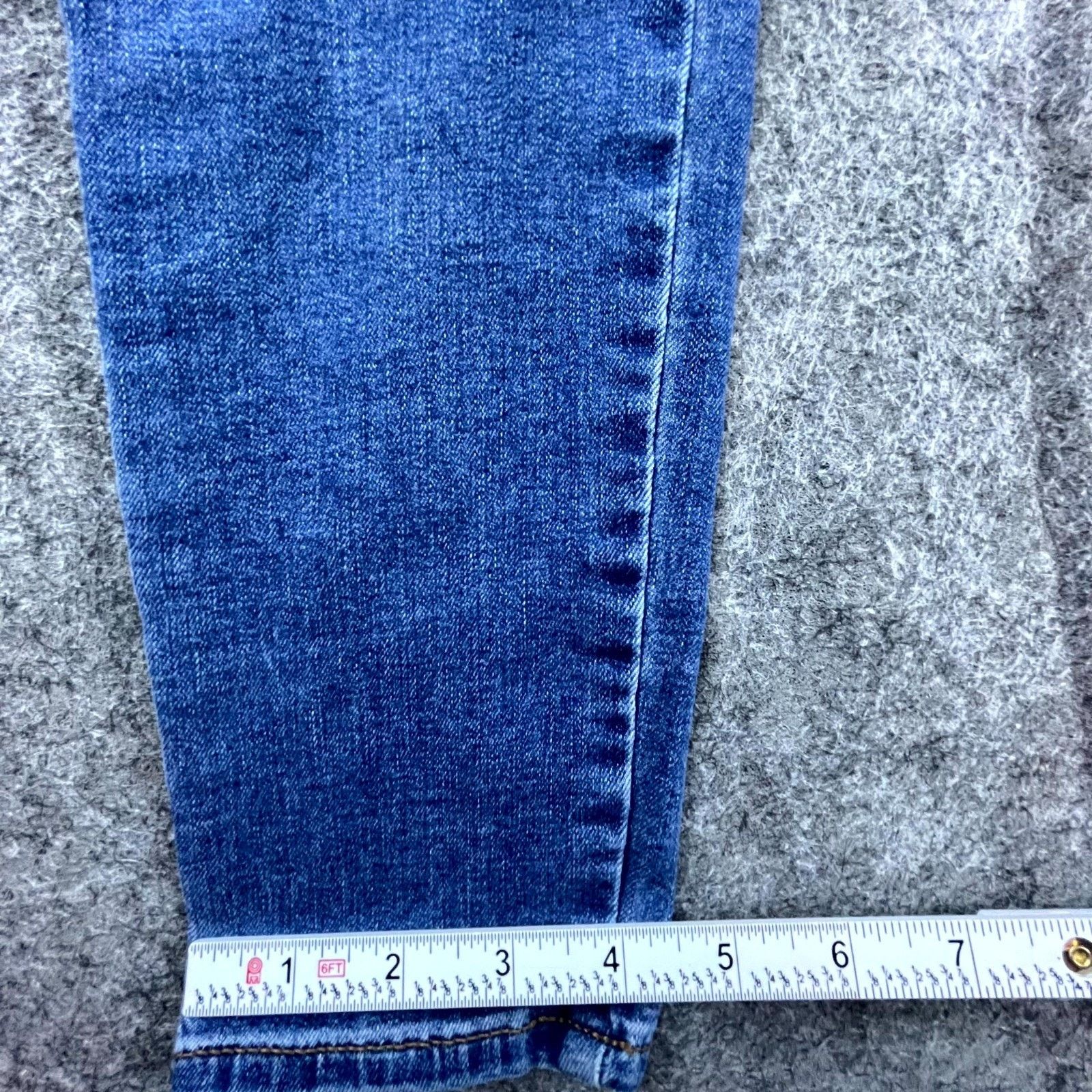 Old Navy Old Navy Rockstar Jeans Womens 2 Blue Y2K Skinny Embroidered Size 26" / US 2 / IT 38 - 7 Thumbnail