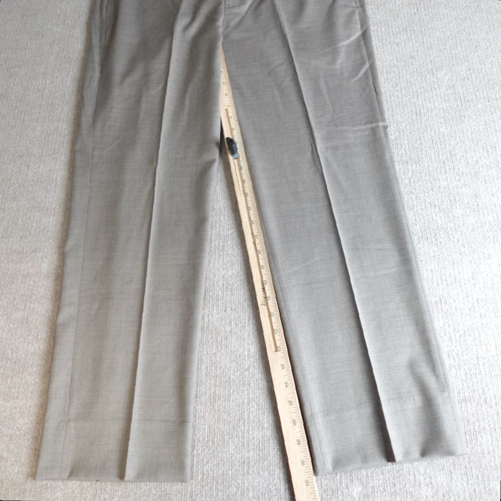 Brooks Brothers Brooks Brothers Pants 38 x 31 Beige Gray Flat Front Reda Flexo Madison NEW Mens Pants Chino Straight Inseam 31 Size US 38 / EU 54 - 2 Thumbnail