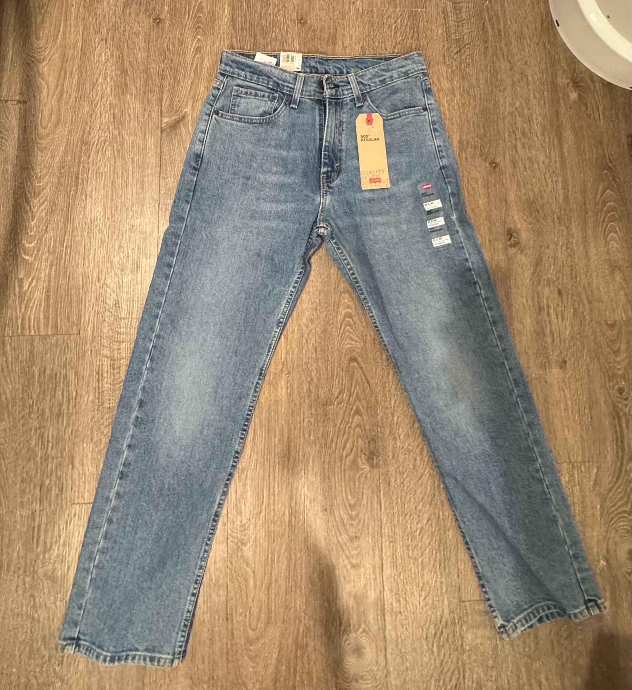 Levi's Levis 505 Regular Pants W31 L30 Size US 31 - 2 Thumbnail