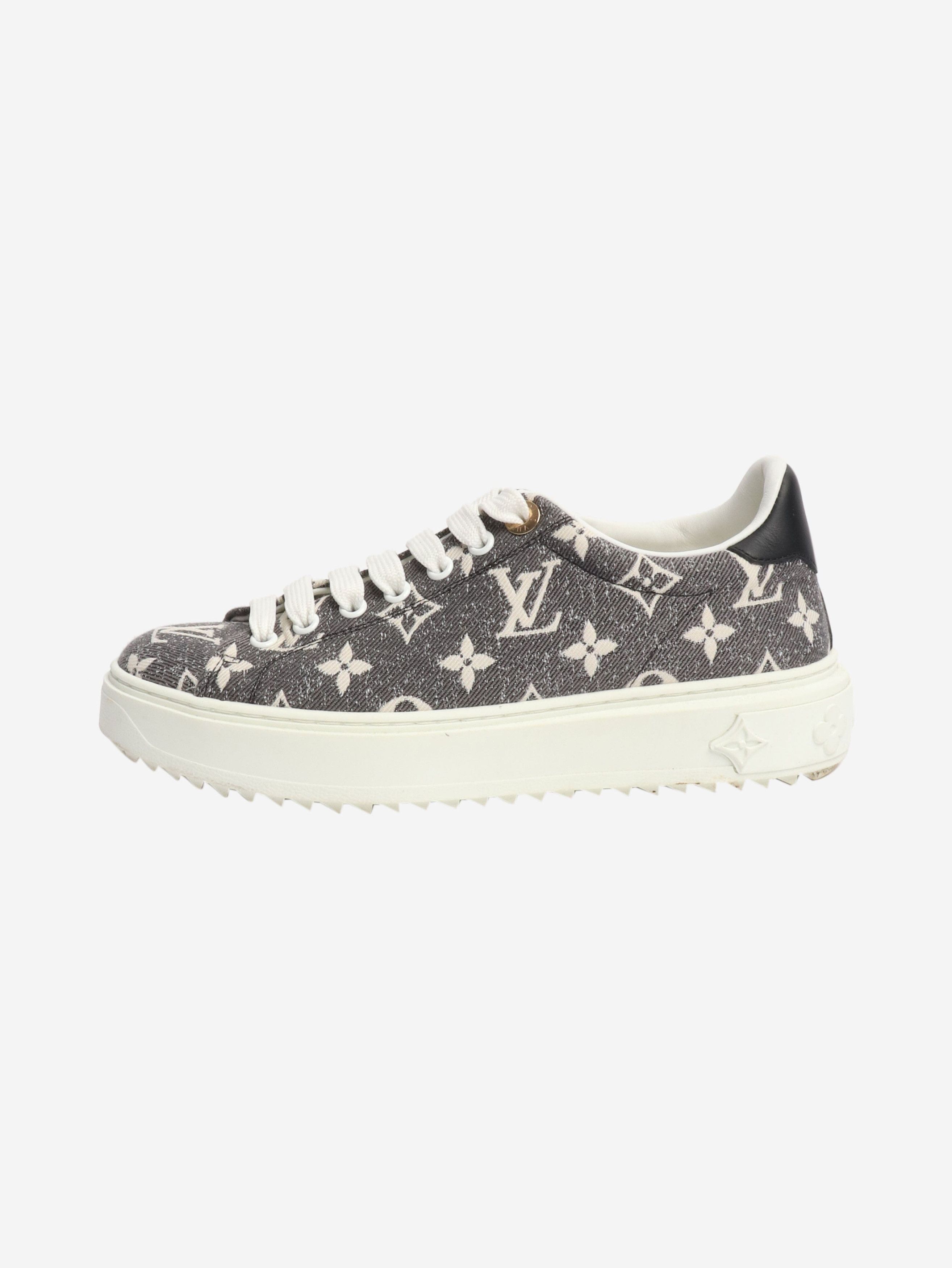 Other Grey monogram trainers - EU 37 (UK 4) Size US 6 / IT 36 - 1 Thumbnail