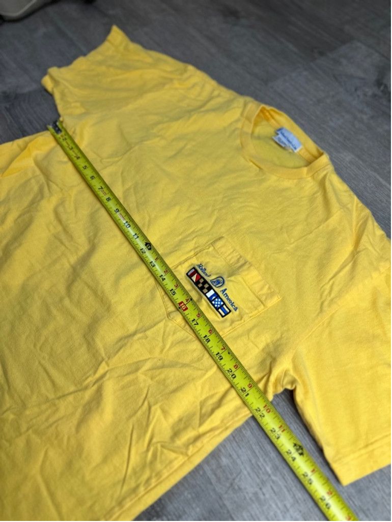 Other Men's vintage Holland America Line T-shirt XL Yellow Size US XL / EU 56 / 4 - 5 Thumbnail
