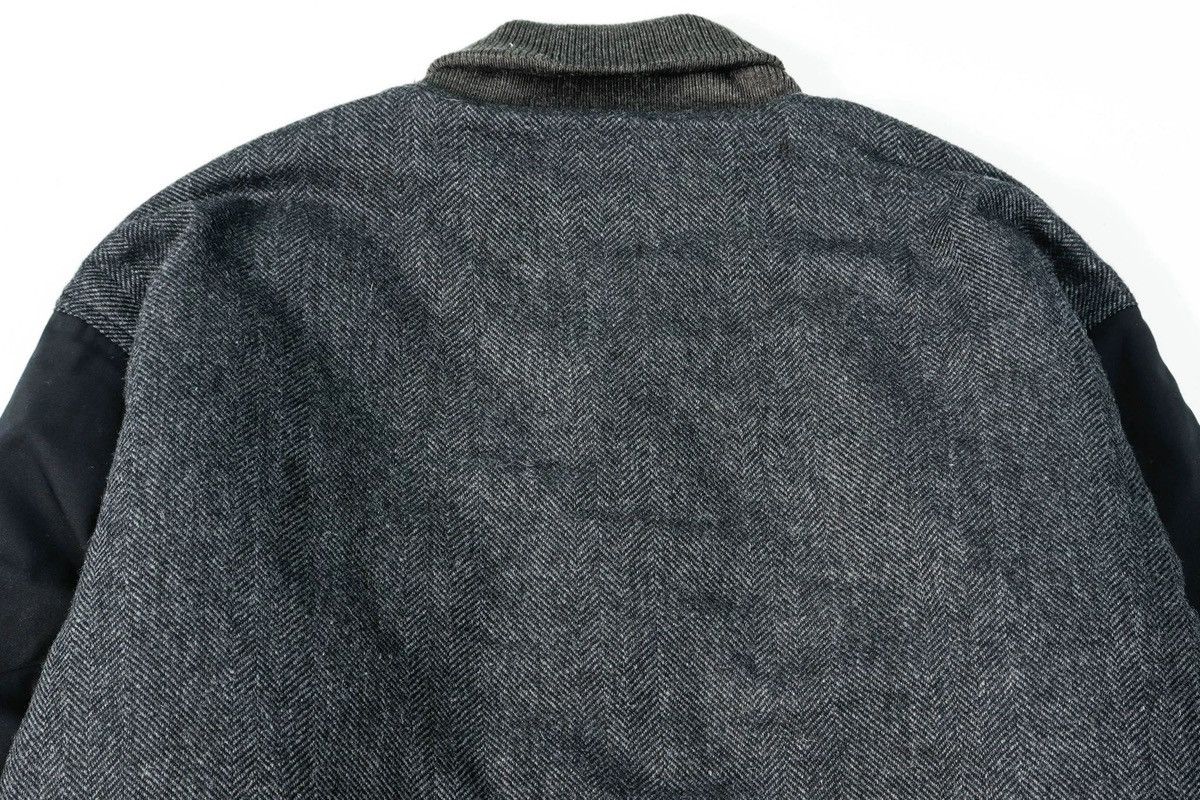 Nanamica × The North Face Purple Label Herringbone Tweed Varsity Jacket Beige Size US XL / EU 56 / 4 - 15 Thumbnail
