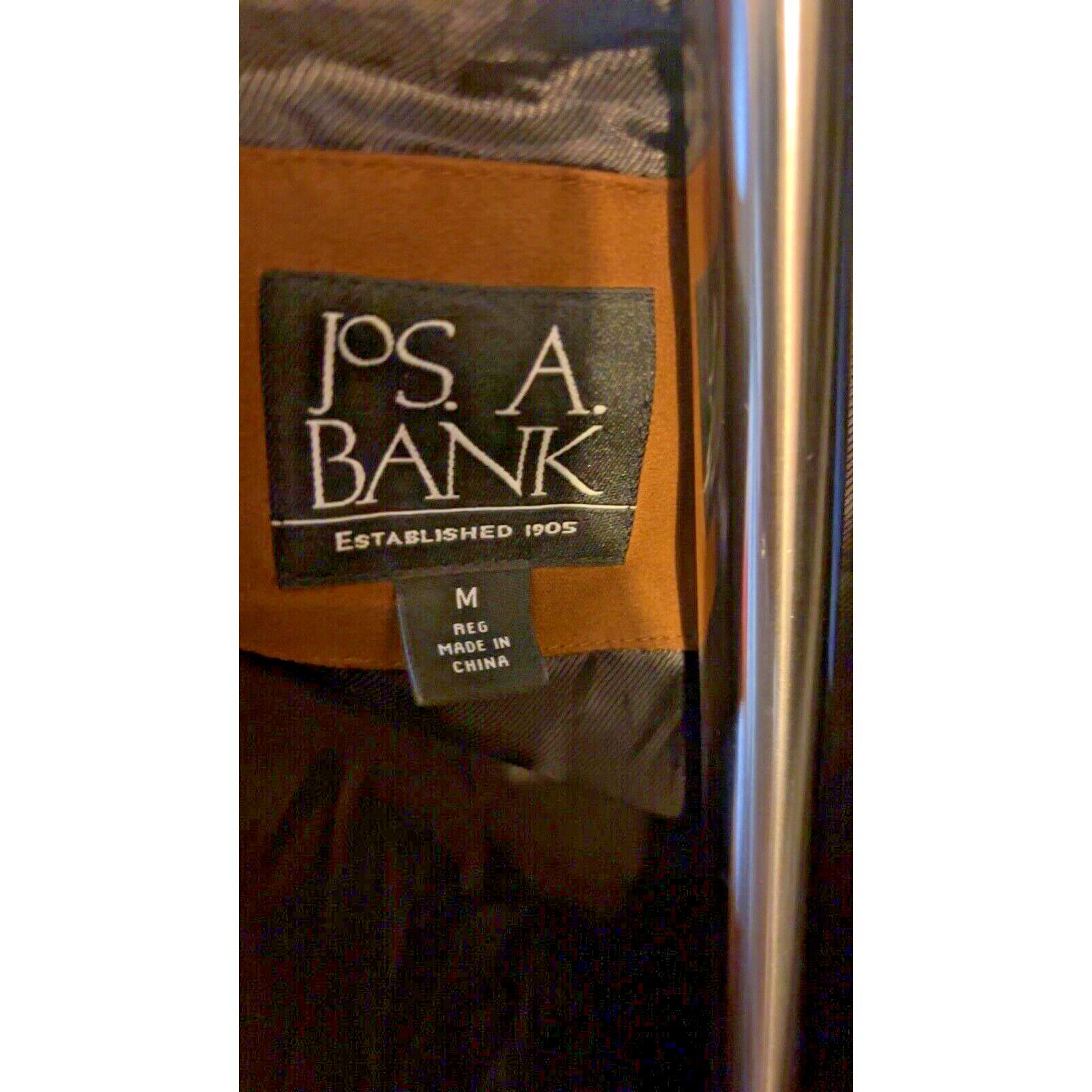 Jos. A. Bank Brown Faux Suede Medium Full Zip Bomber Jacket Jos A Bank Size US M / EU 48-50 / 2 - 3 Thumbnail