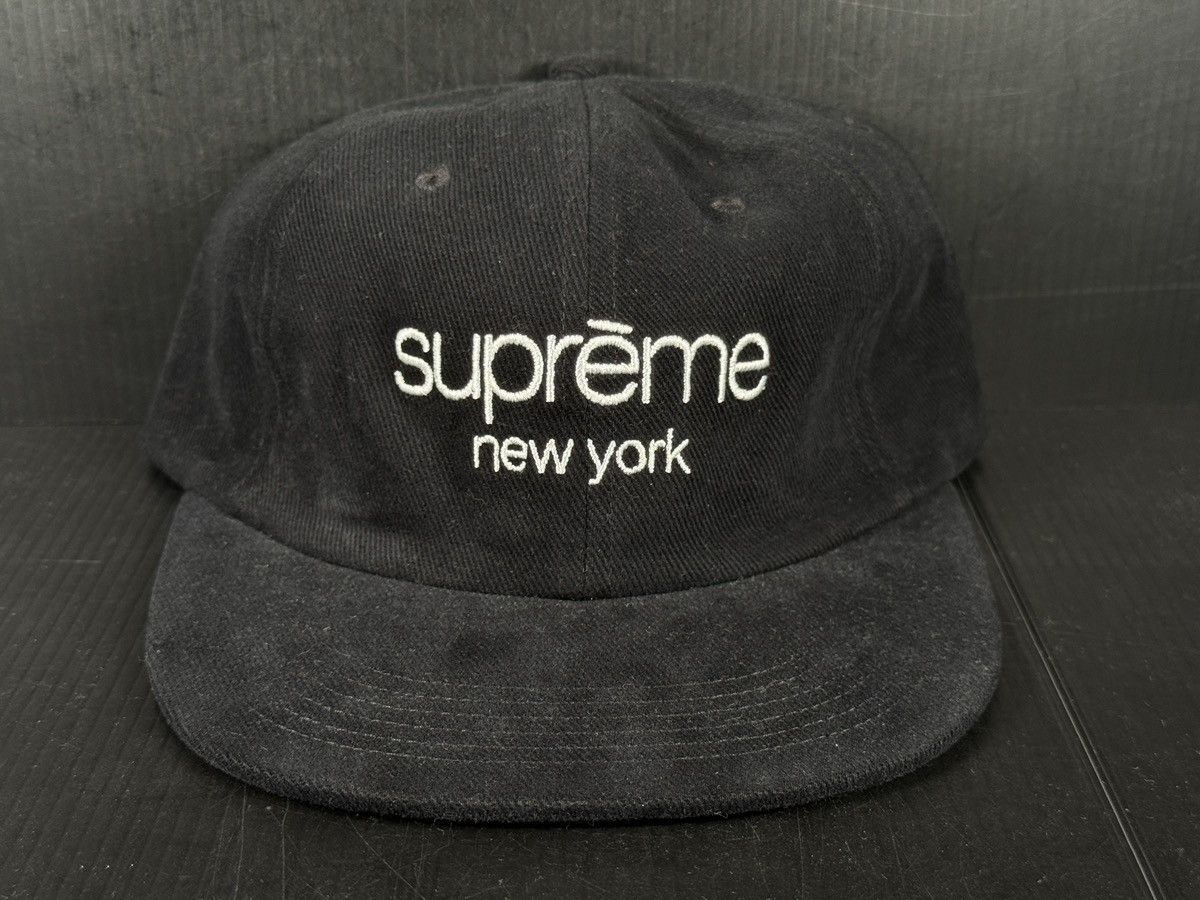 Supreme SUPREME SS18 CLASSIC LOGO 6 PANEL CAP BLACK Size ONE SIZE - 2 Thumbnail