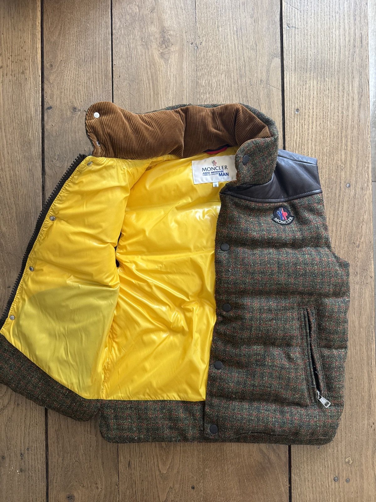 Junya Watanabe × Moncler Moncler x Junya Watanabe MAN – Plaid Down Vest – Size SS Size US XS / EU 42 / 0 - 1 Thumbnail