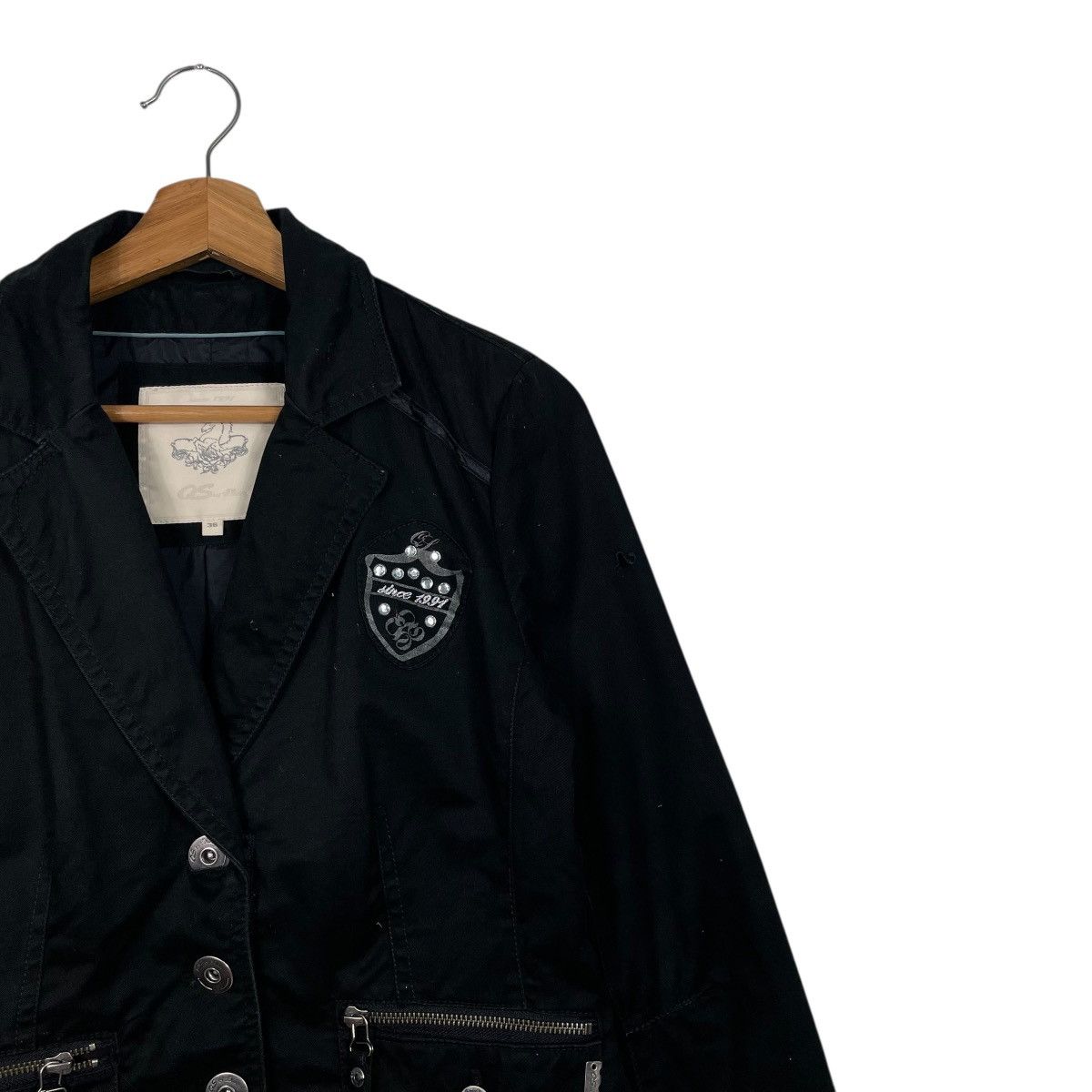 Other Black Punk QS Crop Jacket Size XS / US 0-2 / IT 36-38 - 5 Thumbnail