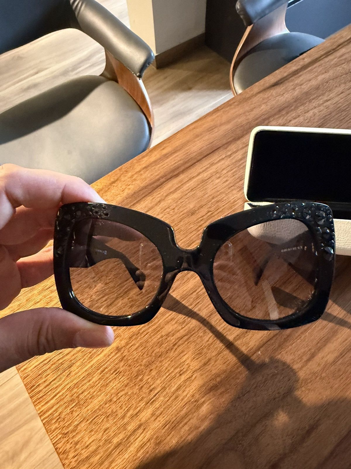 Versace Versace VE4308B Crystal Medusa Sunglasses Size ONE SIZE - 2 Thumbnail