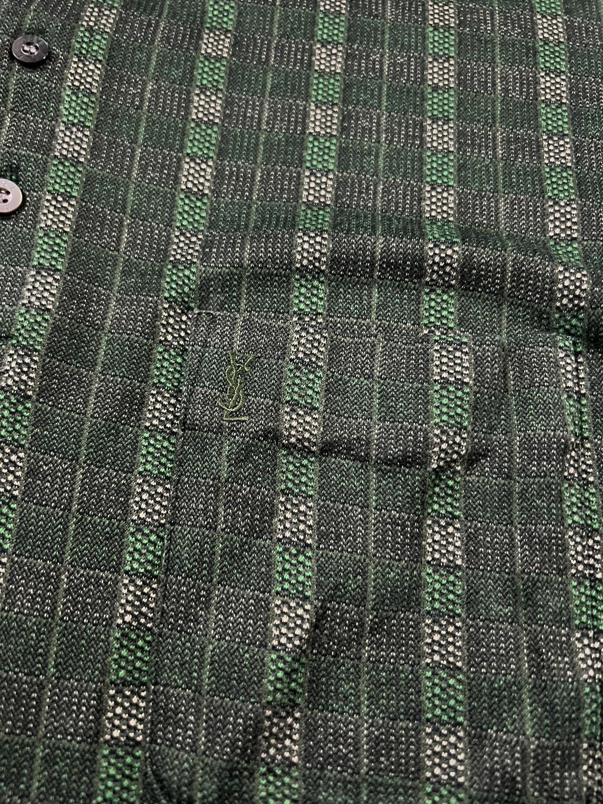 Vintage × Yves Saint Laurent Vintage 90’s Yves Saint Laurent Shirt Long Sleeve Size US M / EU 48-50 / 2 - 9 Thumbnail