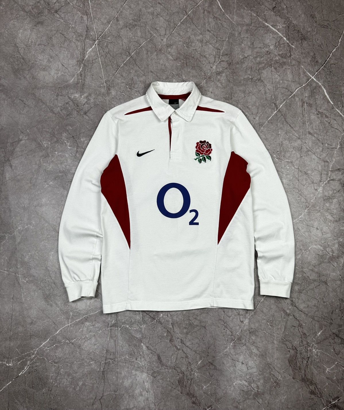 Nike Nike England Rugby League Vintage Soccer Long Sleeve Y2K Size US S / EU 44-46 / 1 - 1 Thumbnail