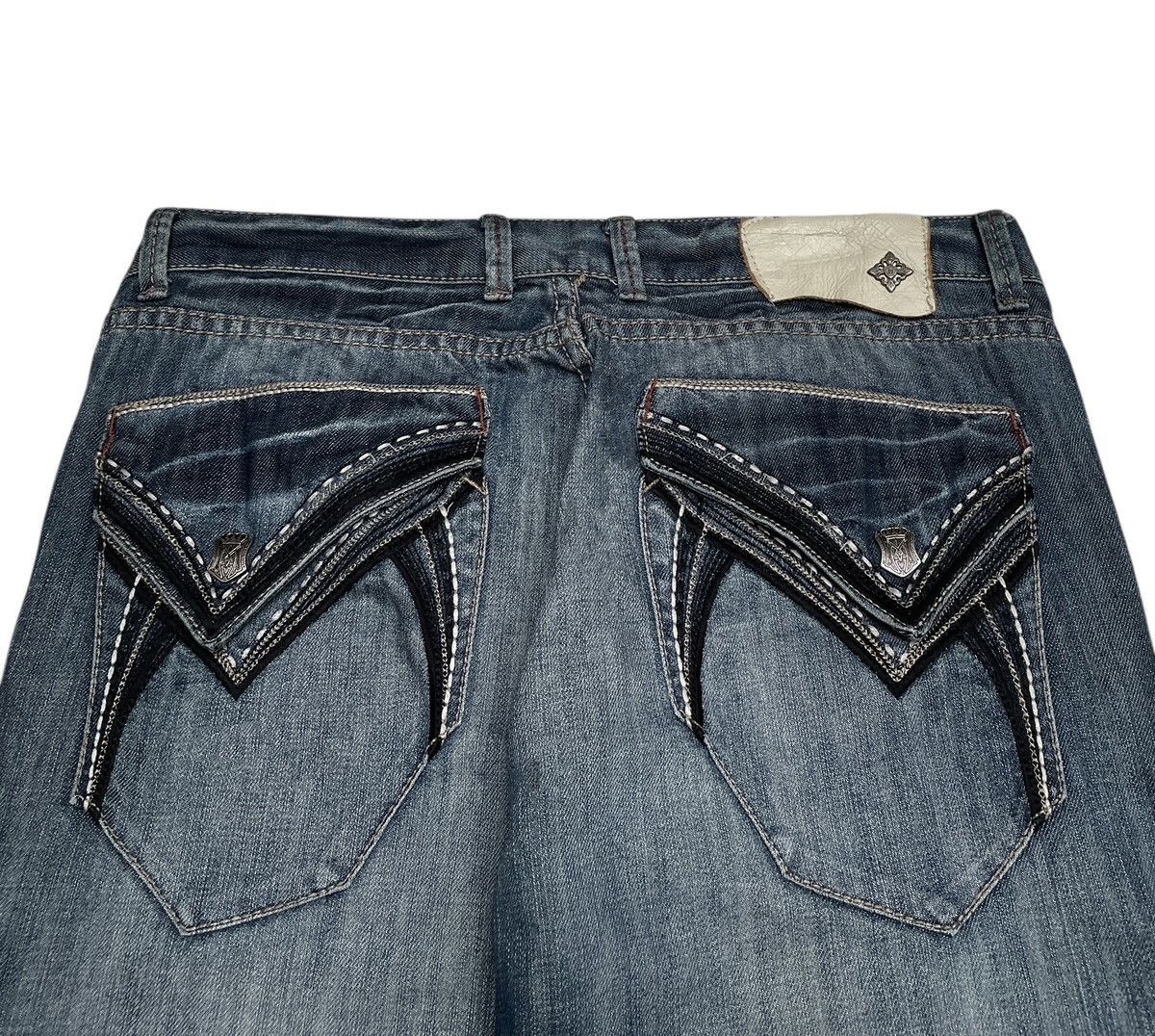 Monarchy × Vintage Rare Design Vintage Brand Monarchy Baggy Jeans 2000s Size US 36 / EU 52 - 4 Thumbnail