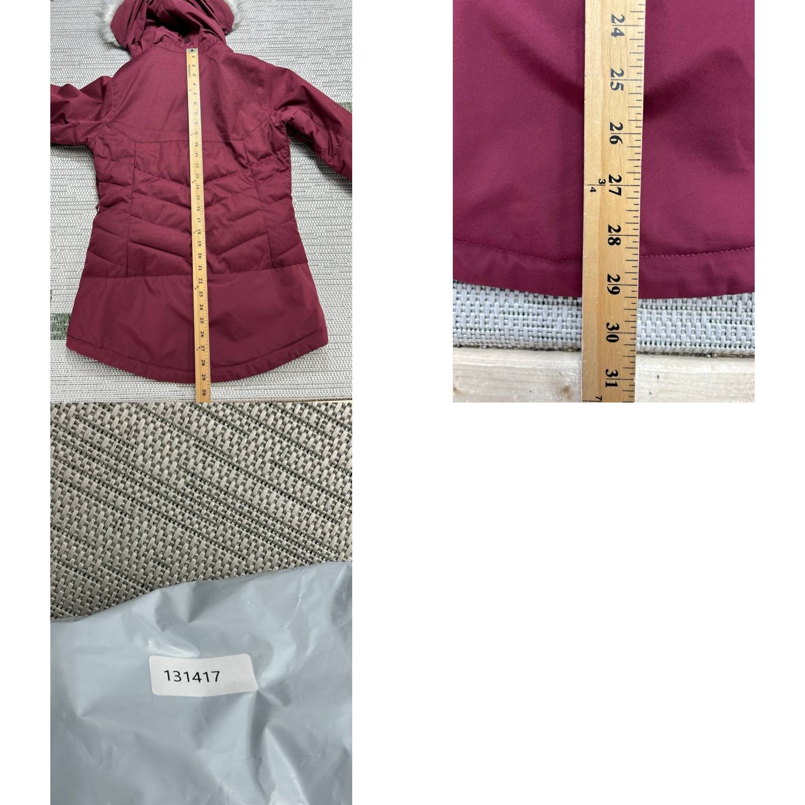 Vintage Columbia Emerald Lake Jacket Womens Small Red Omni-Tech Insulated Parka Size S / US 4 / IT 40 - 8 Thumbnail