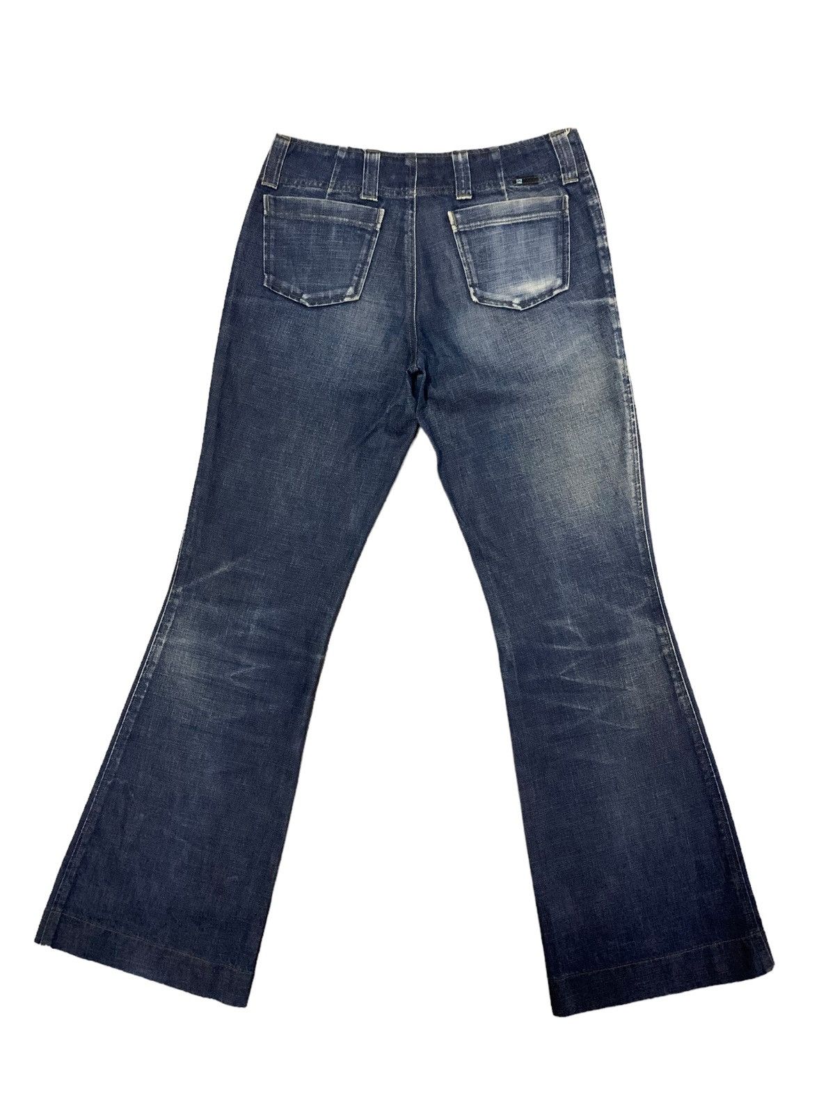 If Six Was Nine × Japanese Brand × Le Grande Bleu (L.G.B.) 🔥Flare🔥 J. Lindeberg Style Tornado Mart Bootcut Jeans Size US 29 - 2 Thumbnail