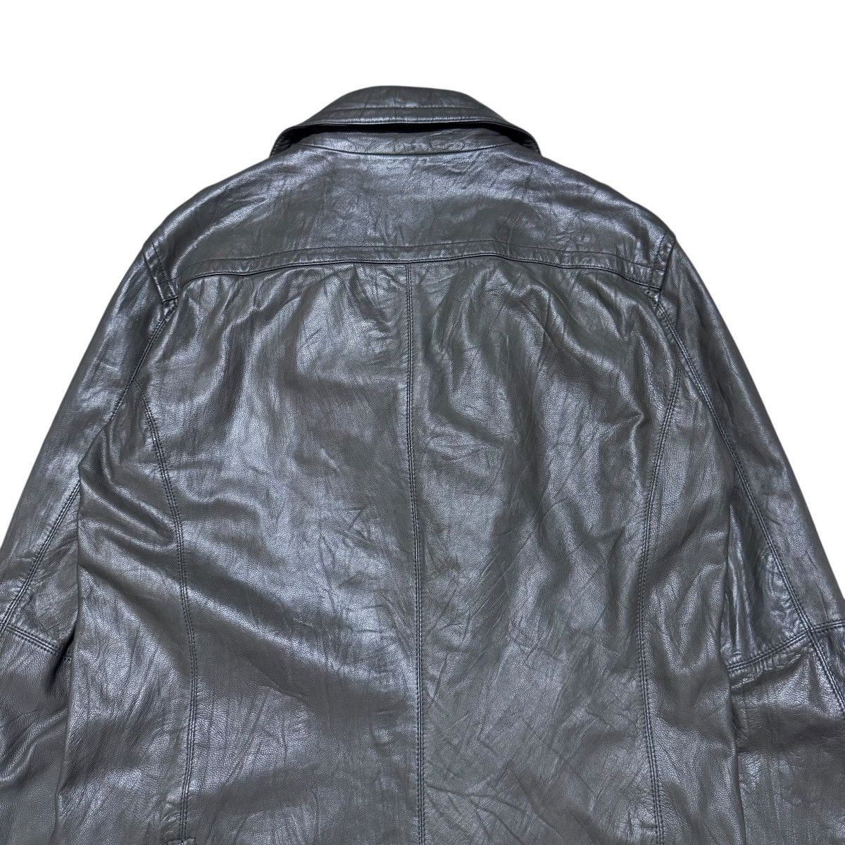 Le Grande Bleu (L.G.B.) Custom Culture Goat Skin Leather Biker Jacket Size US M / EU 48-50 / 2 - 8 Thumbnail