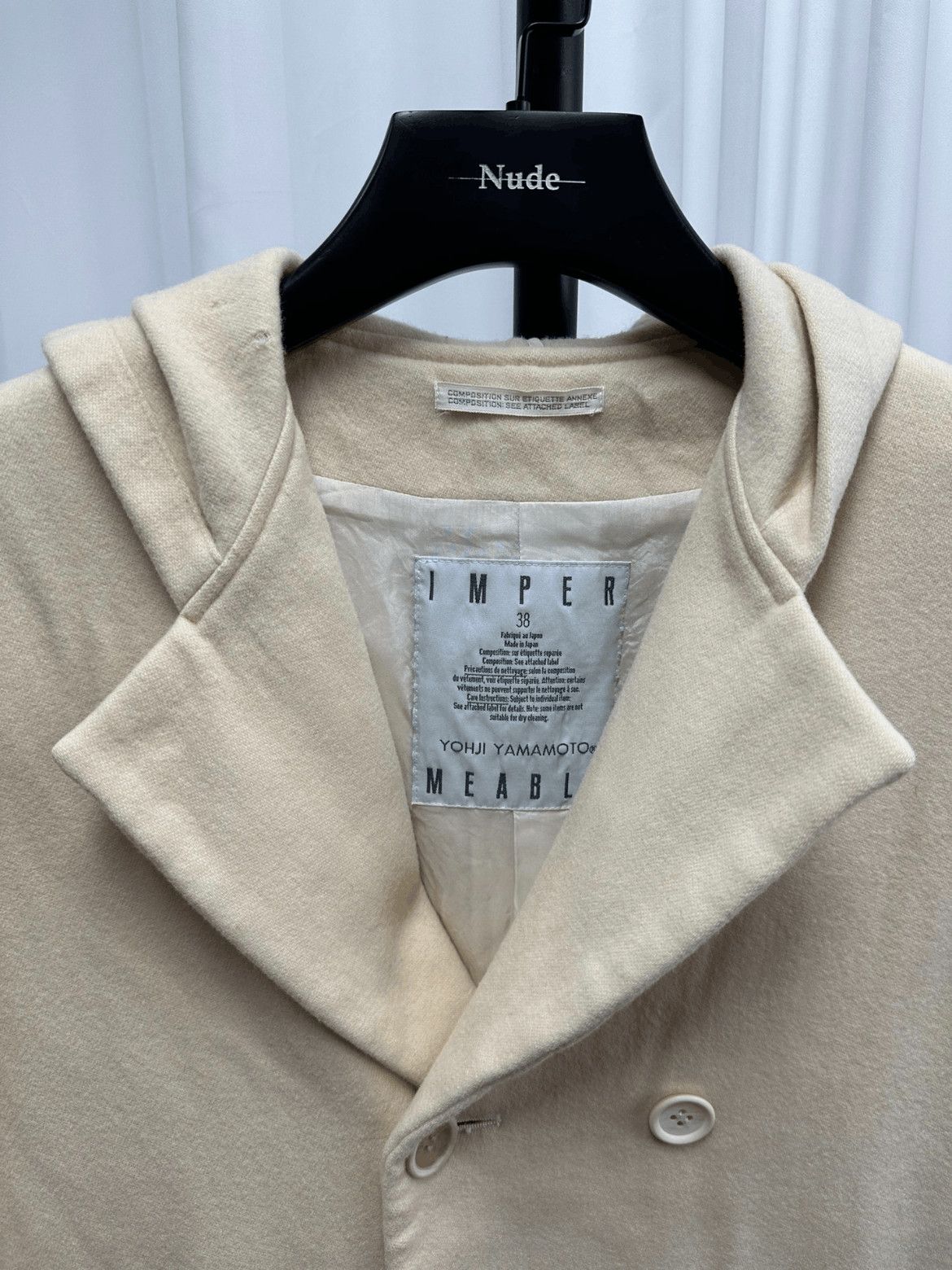 Yohji Yamamoto Sz 38 Yohji Yamamoto Impermeable 80s Coat-2505 Size US M / EU 48-50 / 2 - 4 Thumbnail