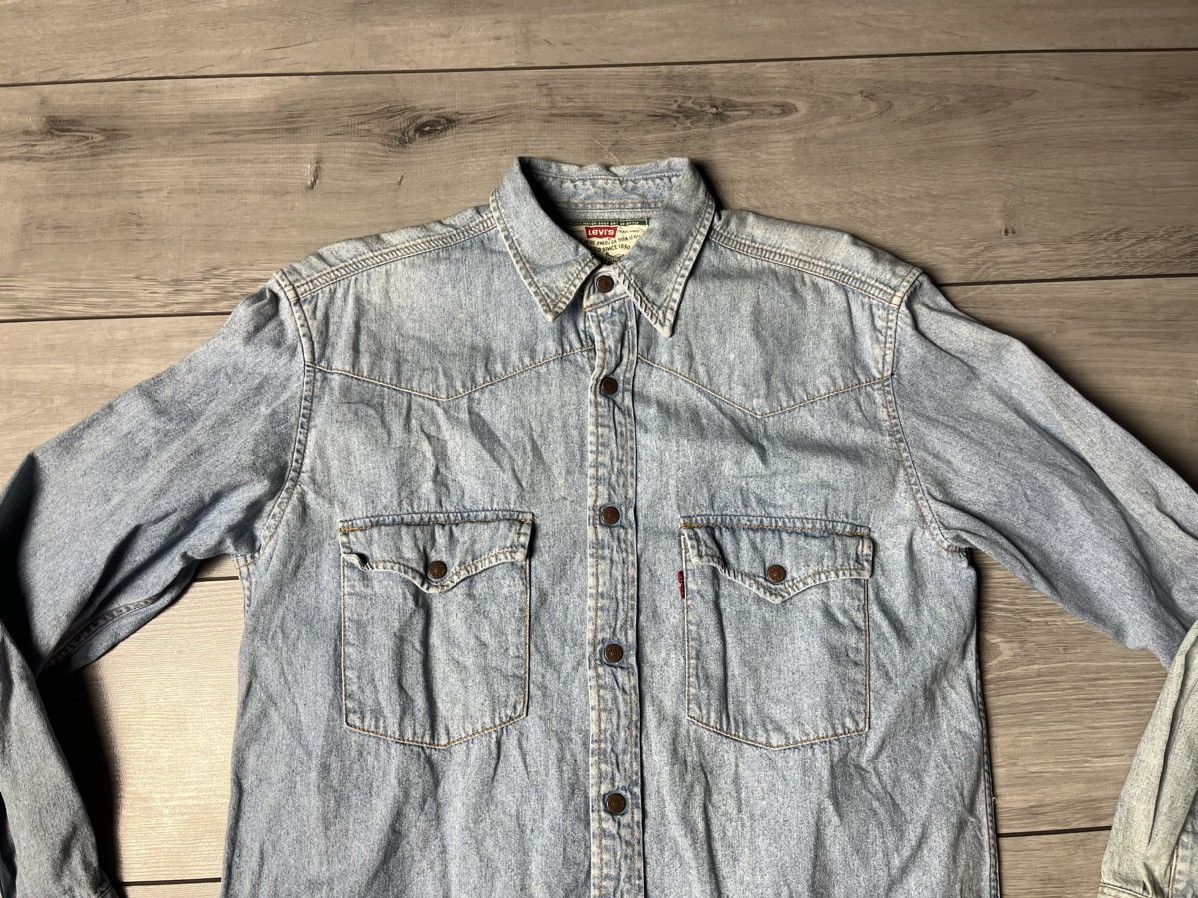 Levi's Vintage Levis shirt overshirt buckle 90s Size US S / EU 44-46 / 1 - 3 Thumbnail