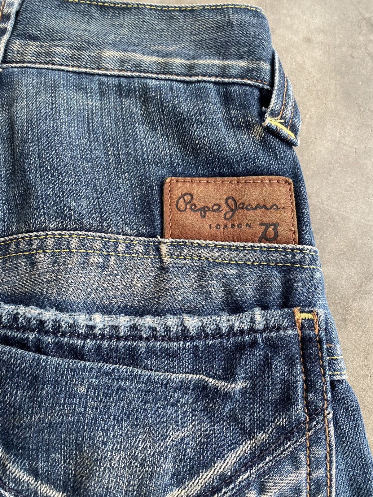 Evisu × Momotaro Jeans × Pepe Jeans Baggy Jeans Pepe London Wash Blue p112 Size US 32 / EU 48 - 8 Thumbnail