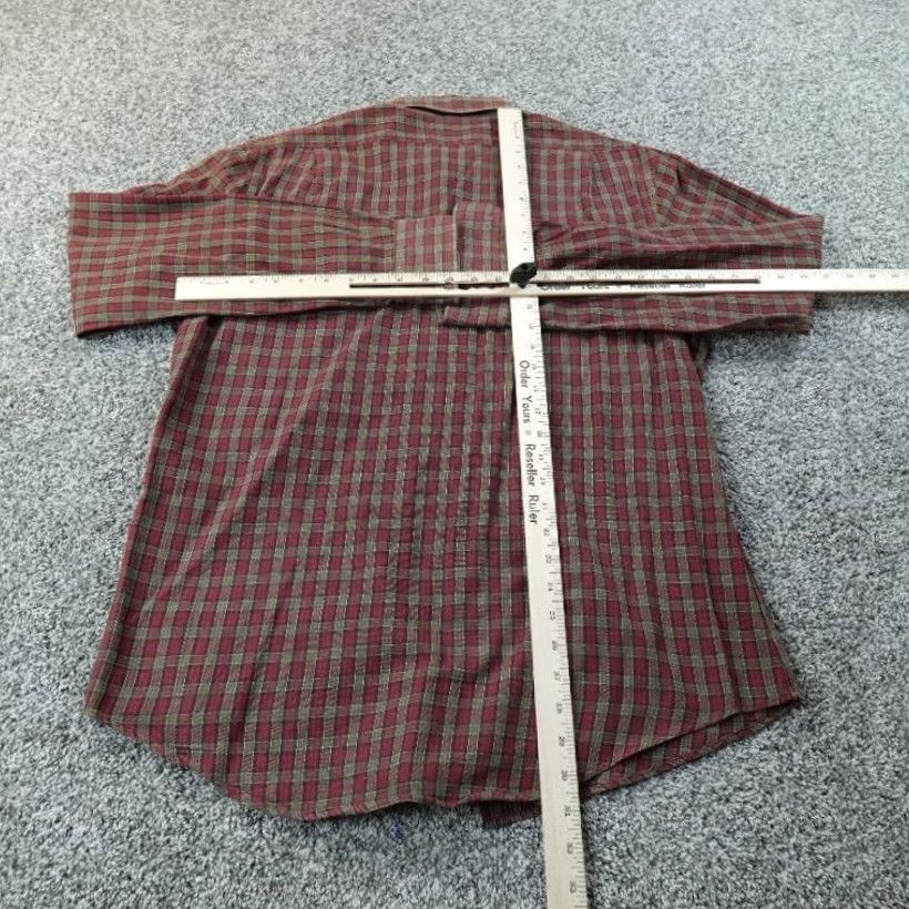 Polo Ralph Lauren VTG Polo Ralph Lauren Shirt Mens L Red Plaid Flannel Button-Down Long Sleeve 90s Size US L / EU 52-54 / 3 - 7 Thumbnail