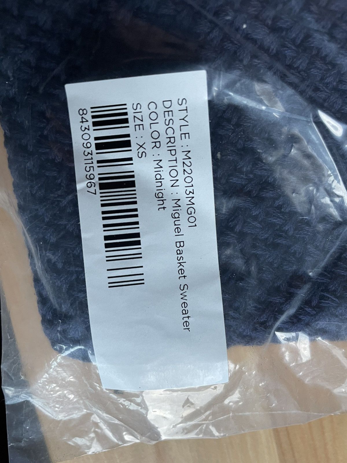 Saturdays NYC Saturdays NYC Basketweave Sweater, Blue Size US XS / EU 42 / 0 - 5 Thumbnail