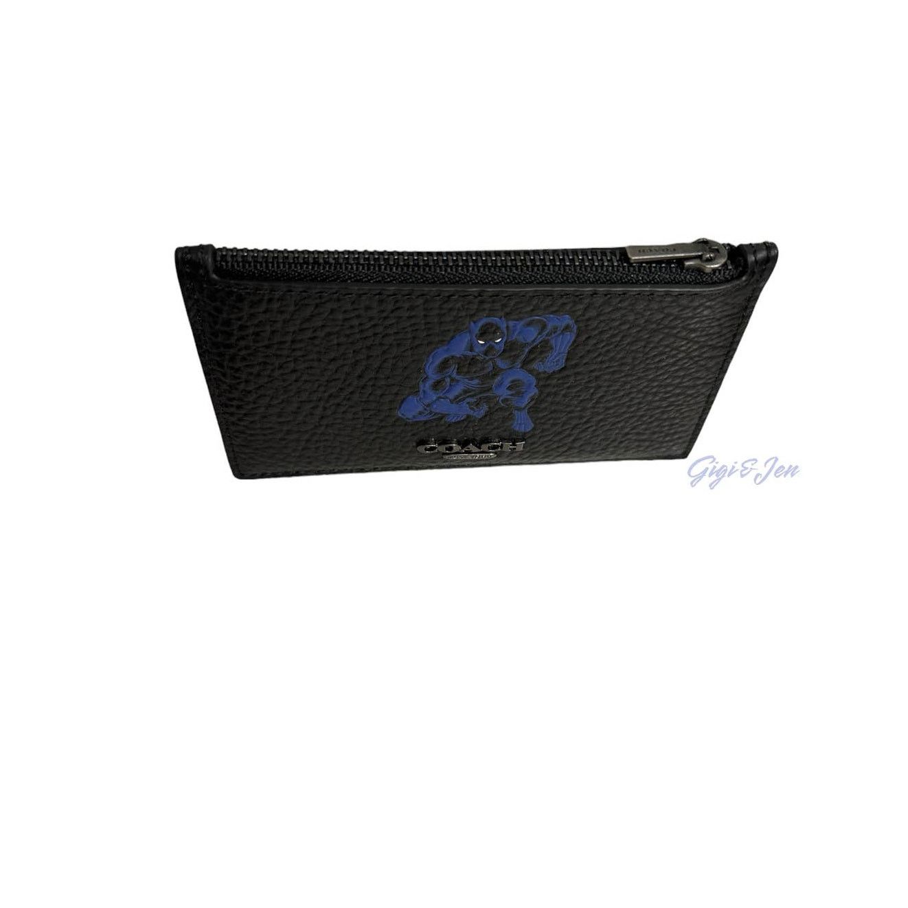 Coach Coach Marvel Black Panther Zip Card Case Size ONE SIZE - 8 Thumbnail