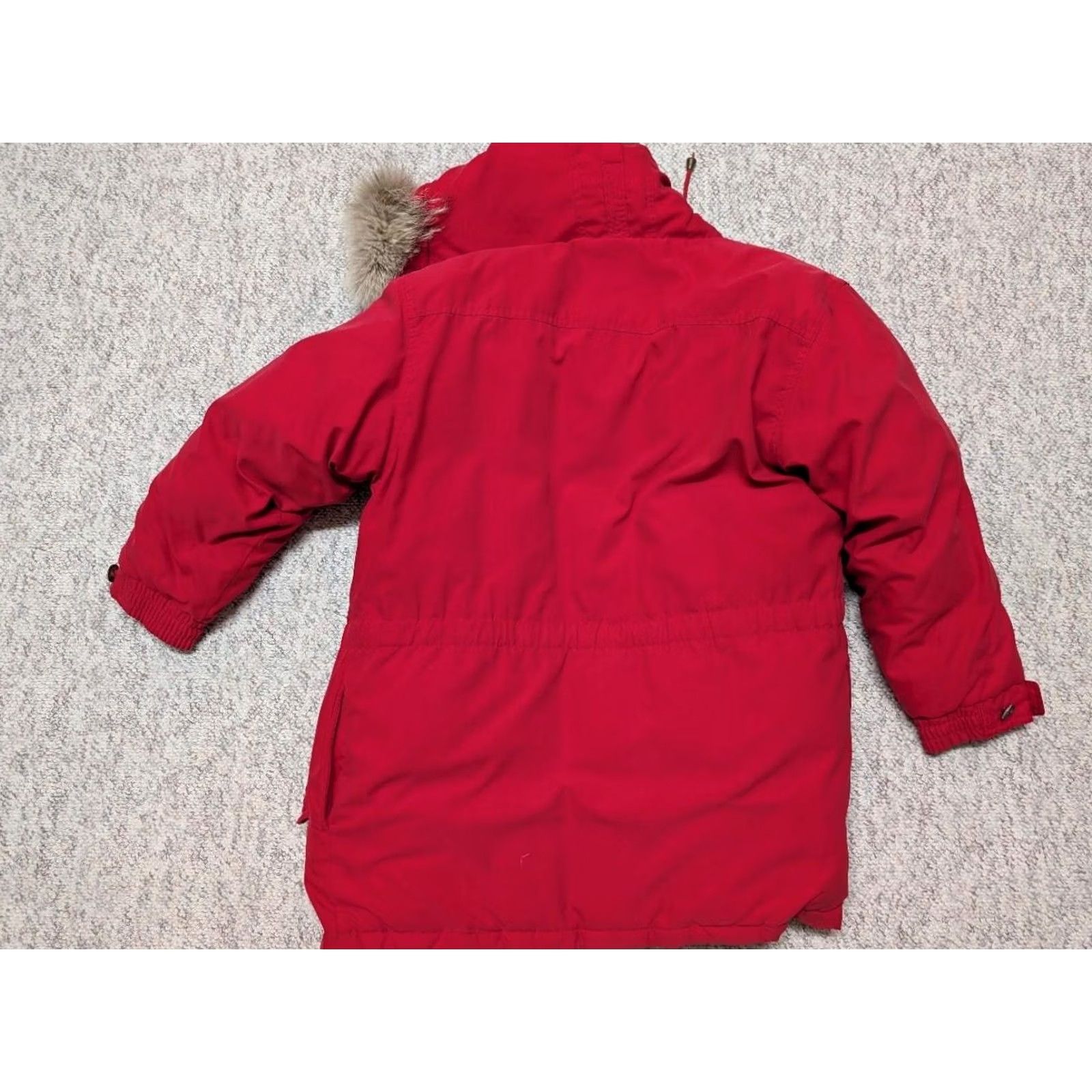 Eddie Bauer VINTAGE Eddie Bauer polar parka S arctic GOOSE DOWN coat jacket COYOTE FUR hood Women Red XS? Size S / US 4 / IT 40 - 2 Thumbnail