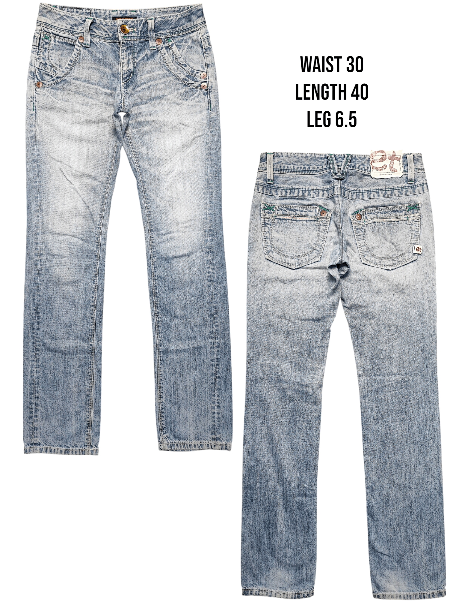 Japanese Brand ET Boite Made in Nippon Jeans Size US 30 / EU 46 - 1 Thumbnail