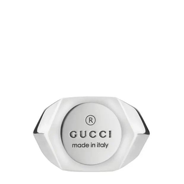Gucci oc11z0126 Size: OS Trademark Wide Ring In Silver Size ONE SIZE - 1 Thumbnail